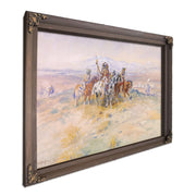 Intercepted Wagon Train by Charles Marion Russell