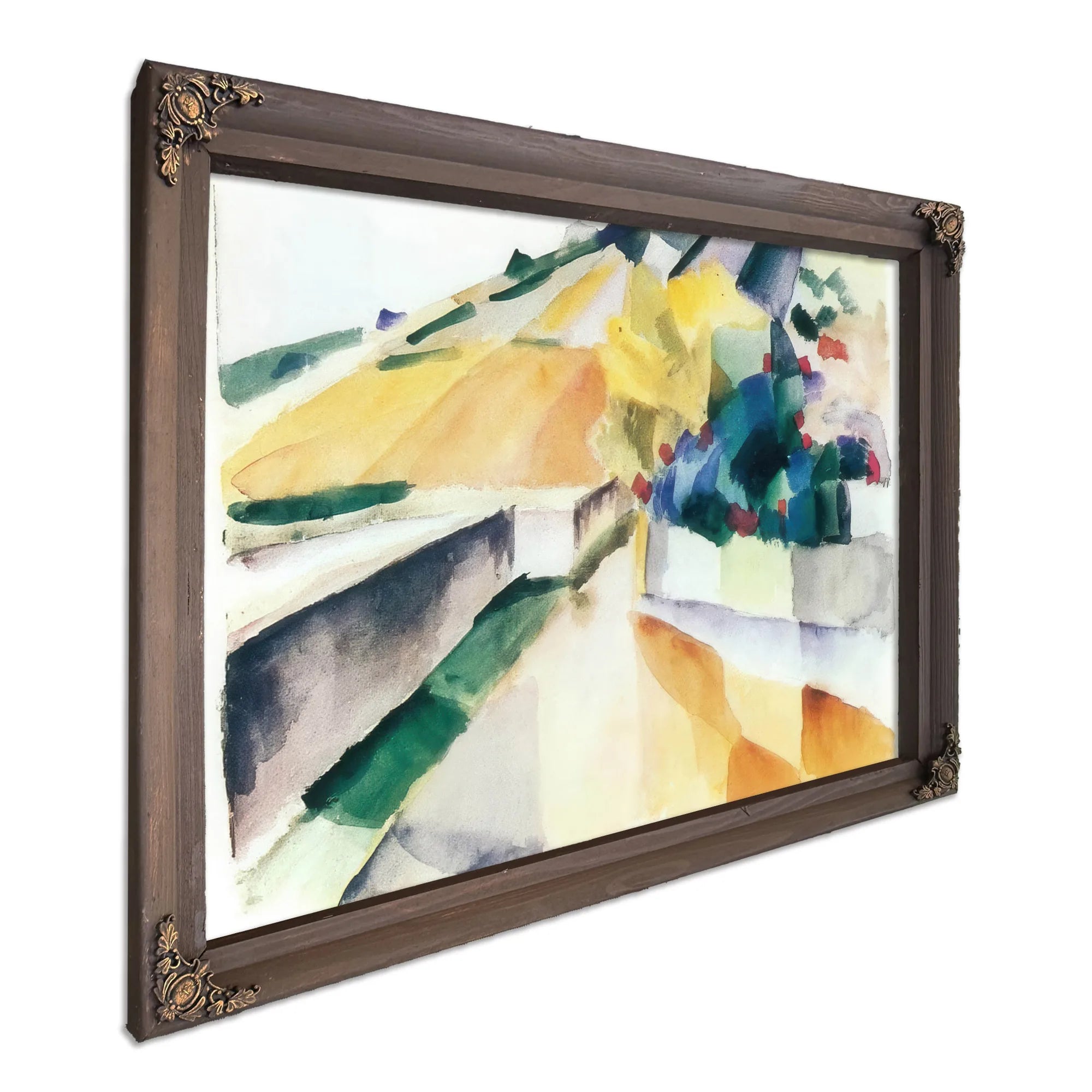Vineyard On Lake Morat By August Macke Fine Art Print