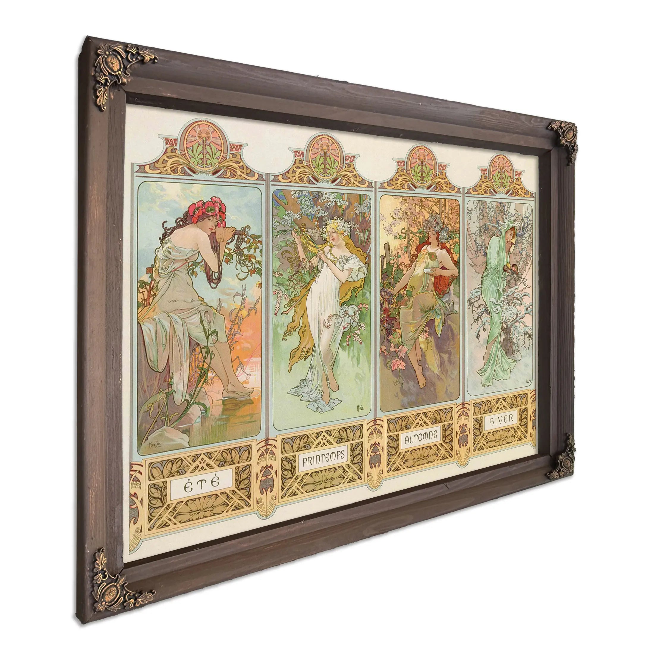 The Seasons by Alphonse Mucha