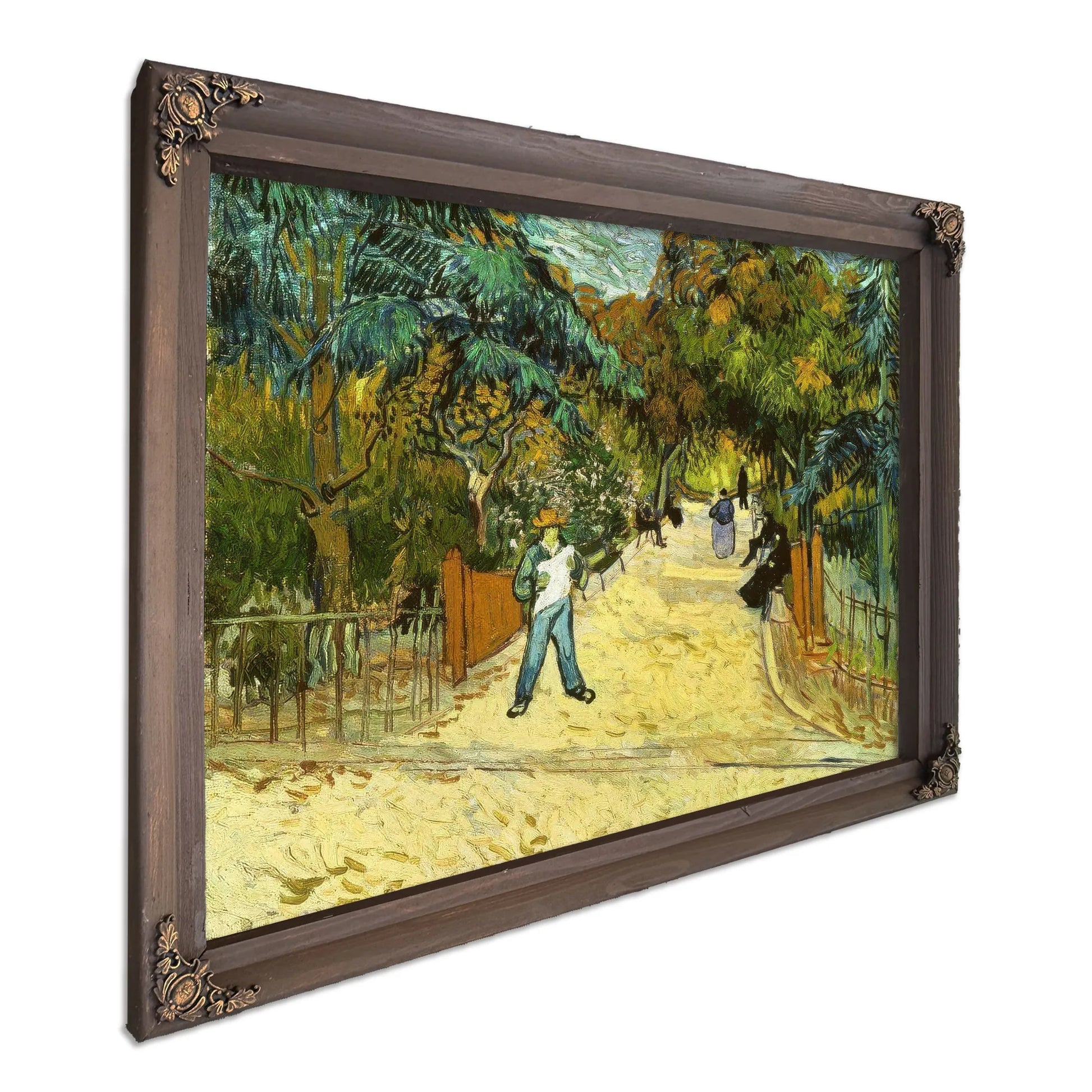 Entrance To The Public Gardens In Arles By Vincent Van Gogh Fine Art Print