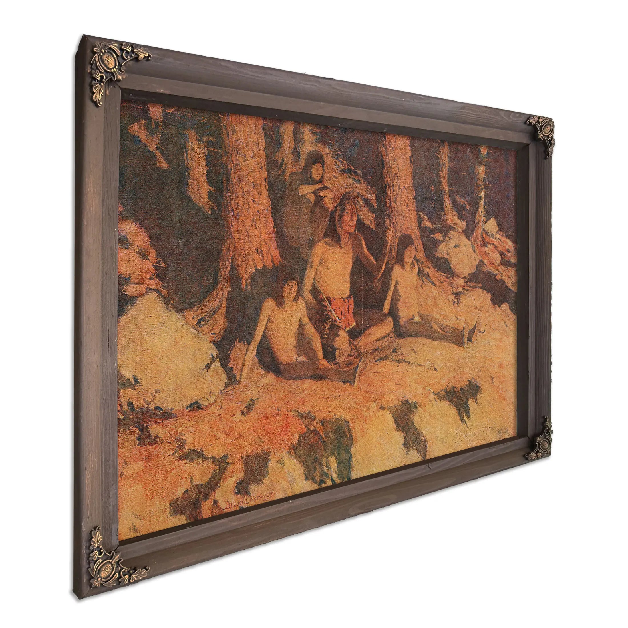 The Story Of Where The Sun Goes by Frederic Remington