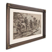 Pima Indians Convoying A Silver Train In Mexico by Frederic Remington