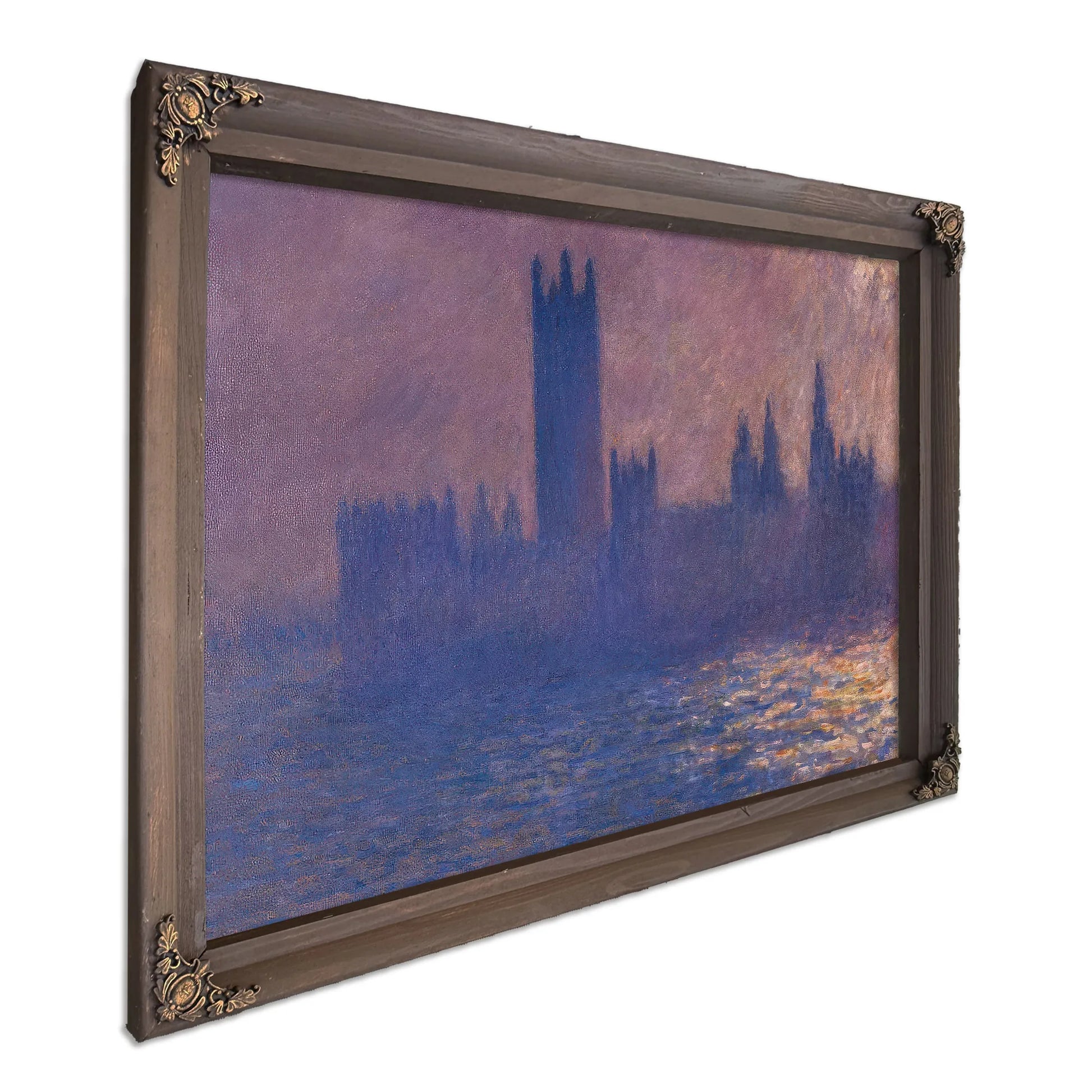 Houses Of Parliament Effect Of Sunlight By Claude Monet Fine Art Print