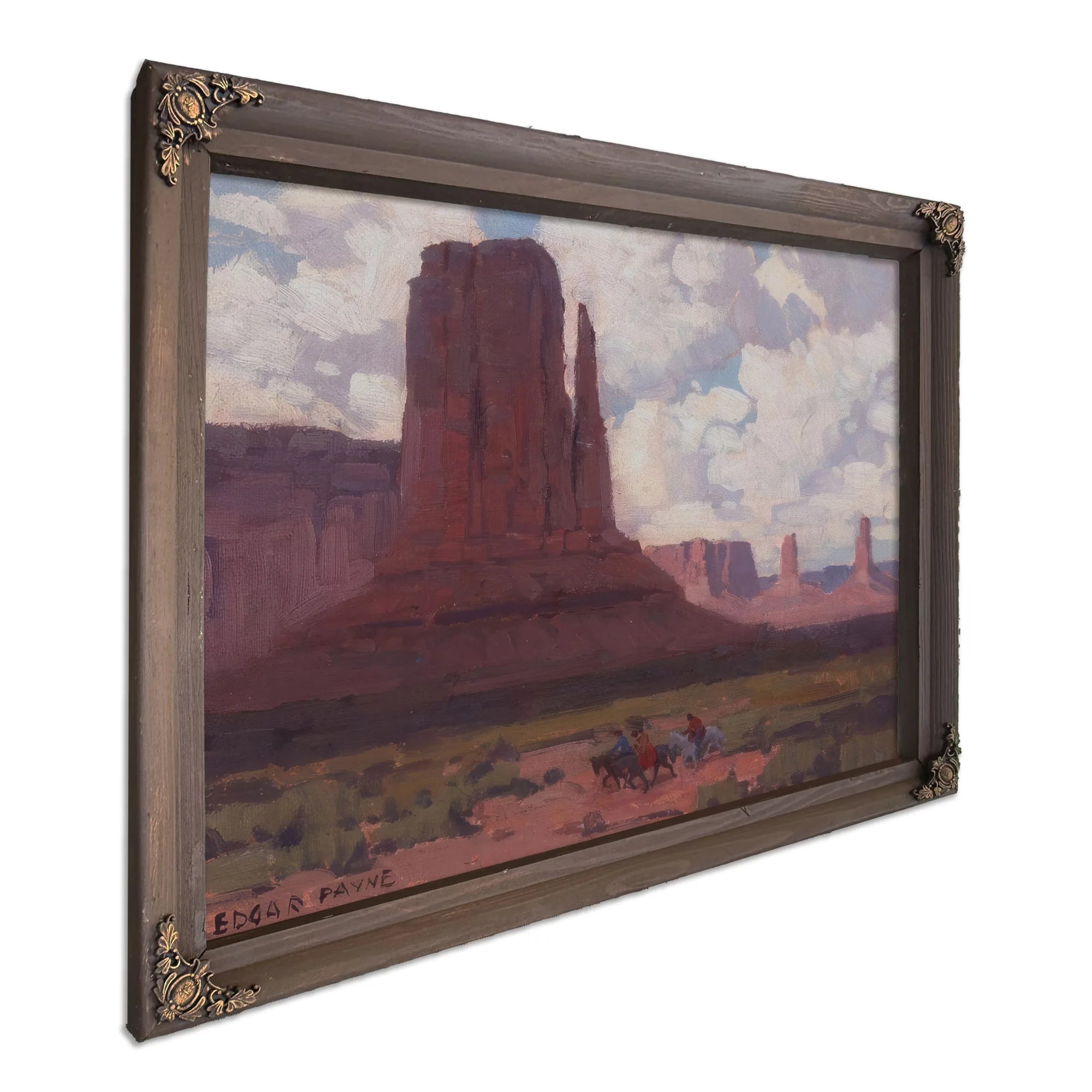 Riders In Canyon De Chelly National Monument By Edgar Payne Fine Art Print
