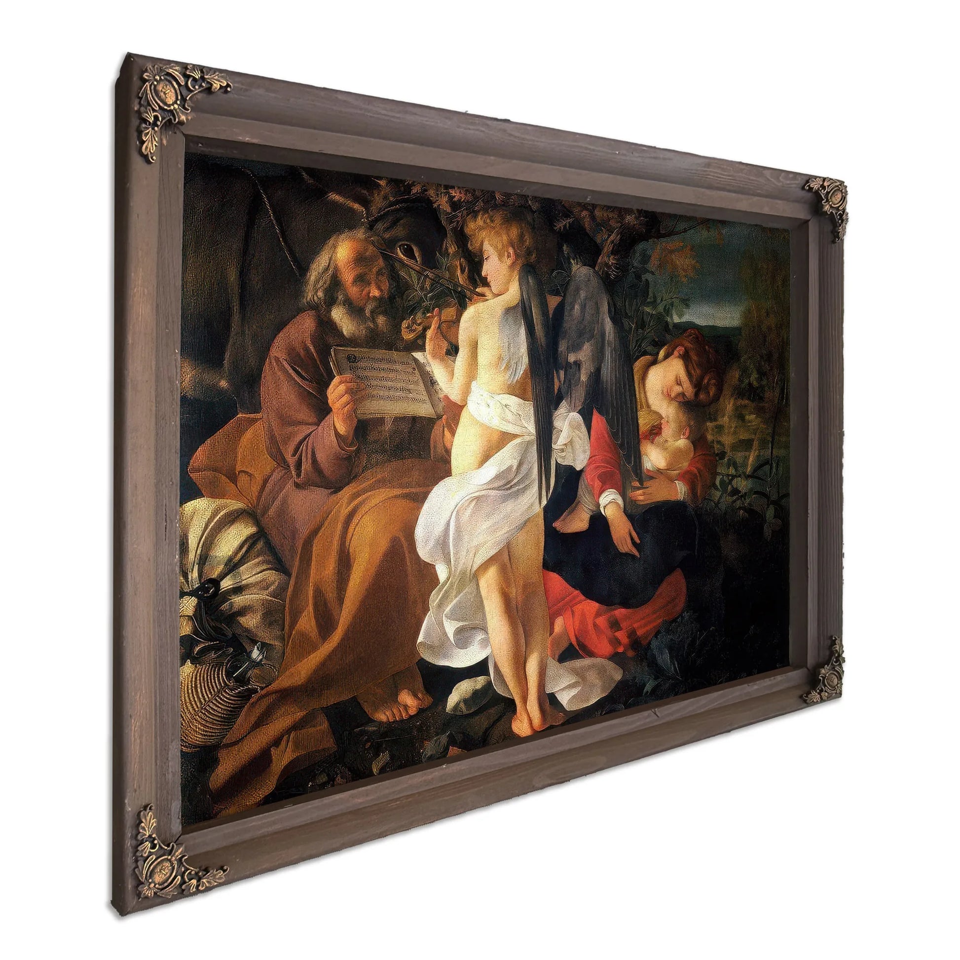 Rest On The Flight To Egypt By Caravaggio Fine Art Print