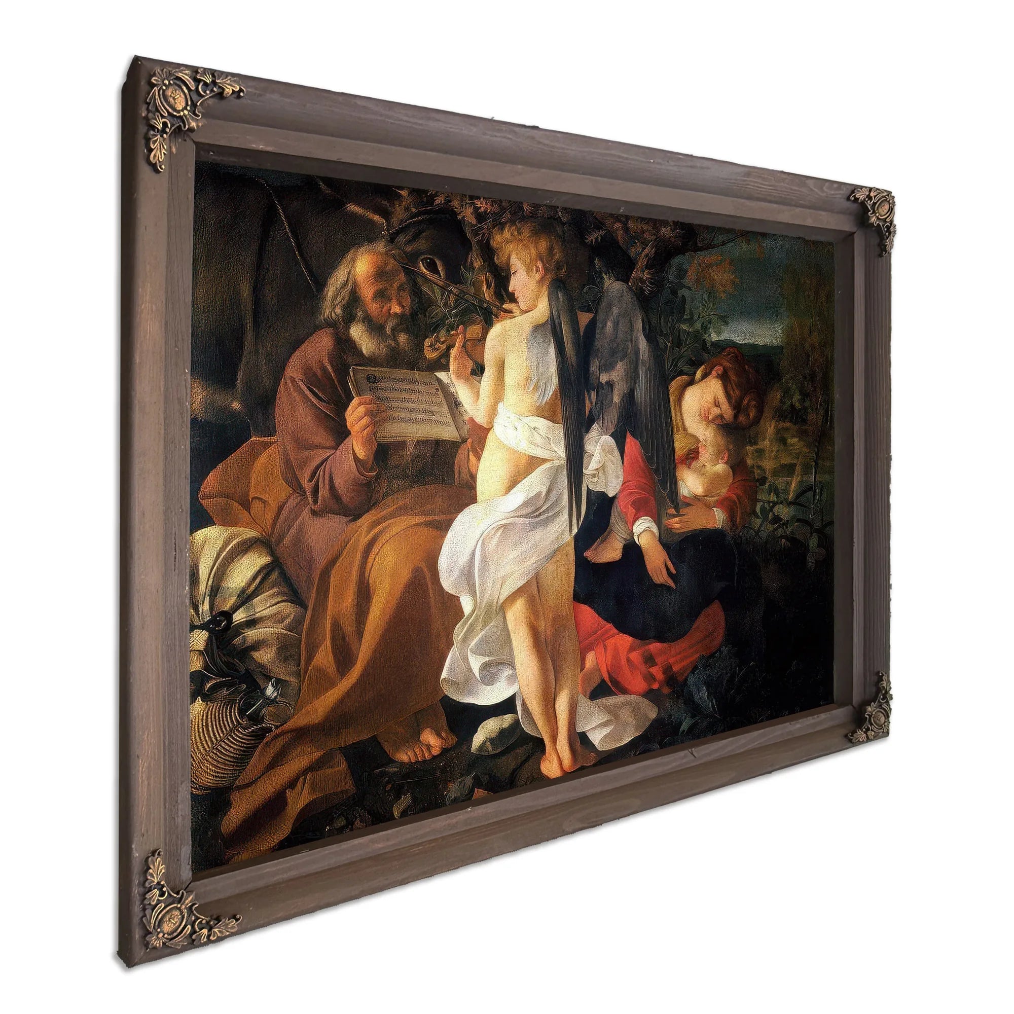 Rest On The Flight To Egypt By Caravaggio Fine Art Print