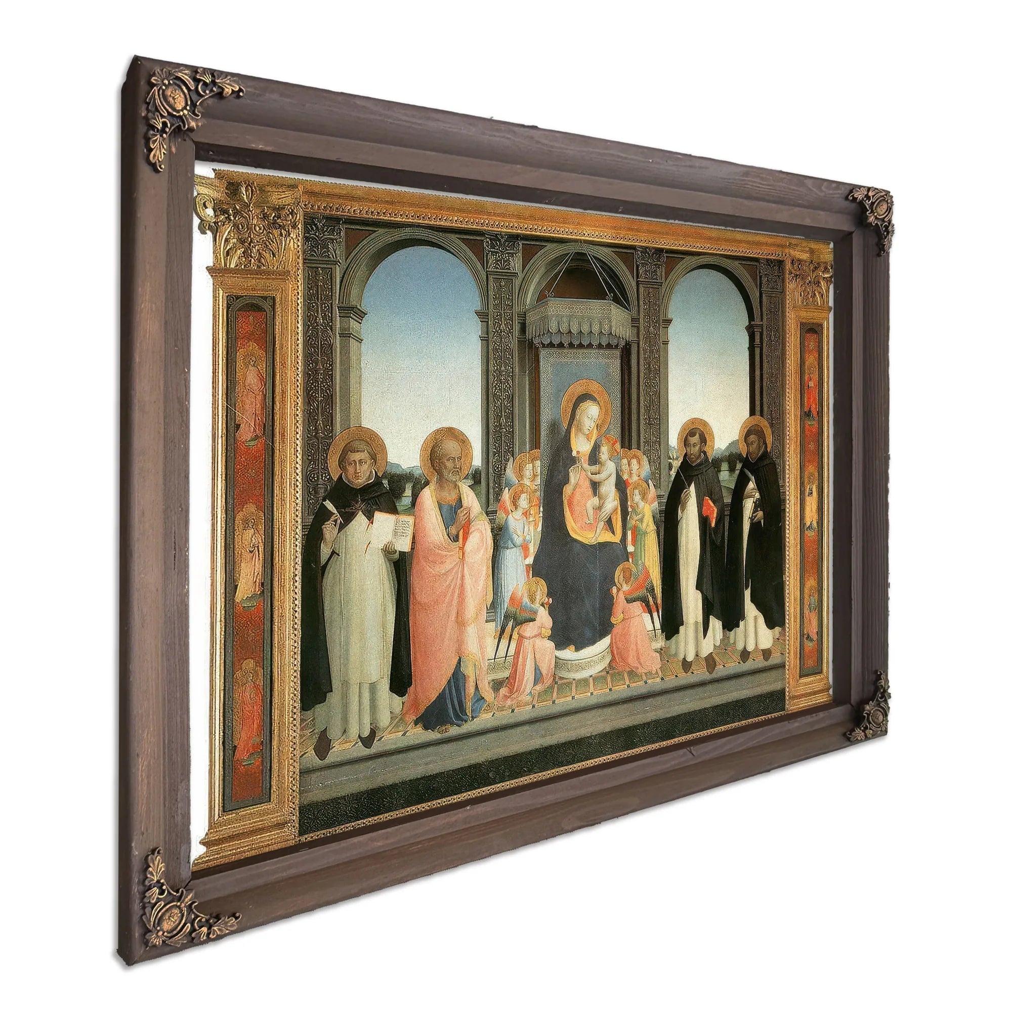 Fiesole Altarpiece 1425 By Fra Angelico Fine Art Print