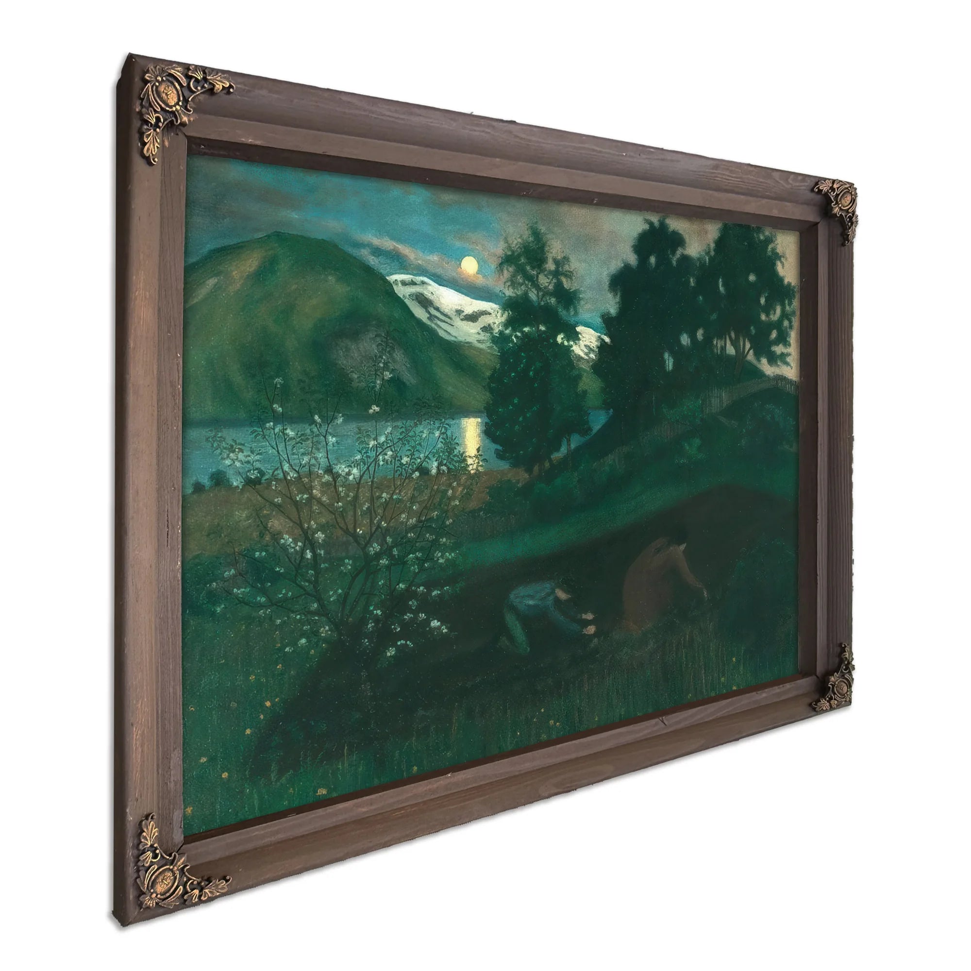 Spring Night In The Garden 1 By Nicolai Astrup Fine Art Print