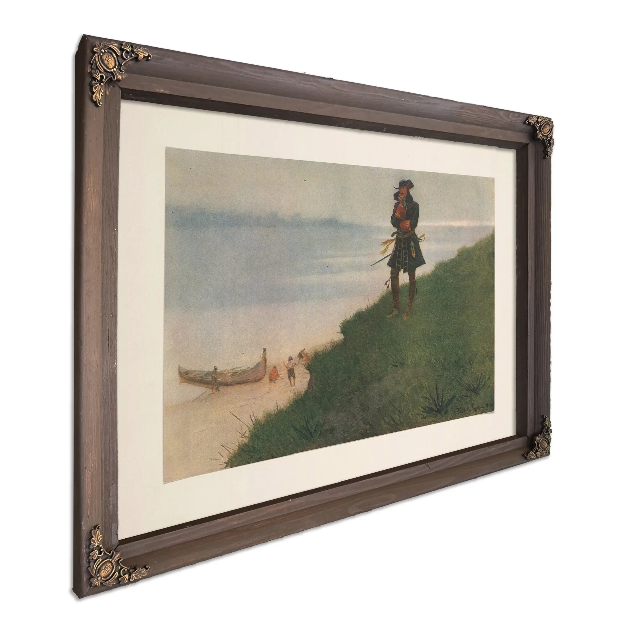The Great Explorers V La Salle by Frederic Remington