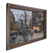Paris La Porte Saint Martin By Eugene Galien Laloue Fine Art Print