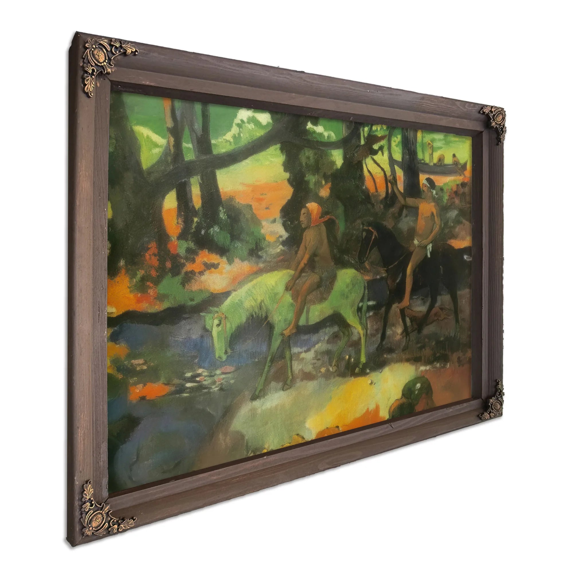 The Ford ( The Flight) By Paul Gauguin Fine Art Print