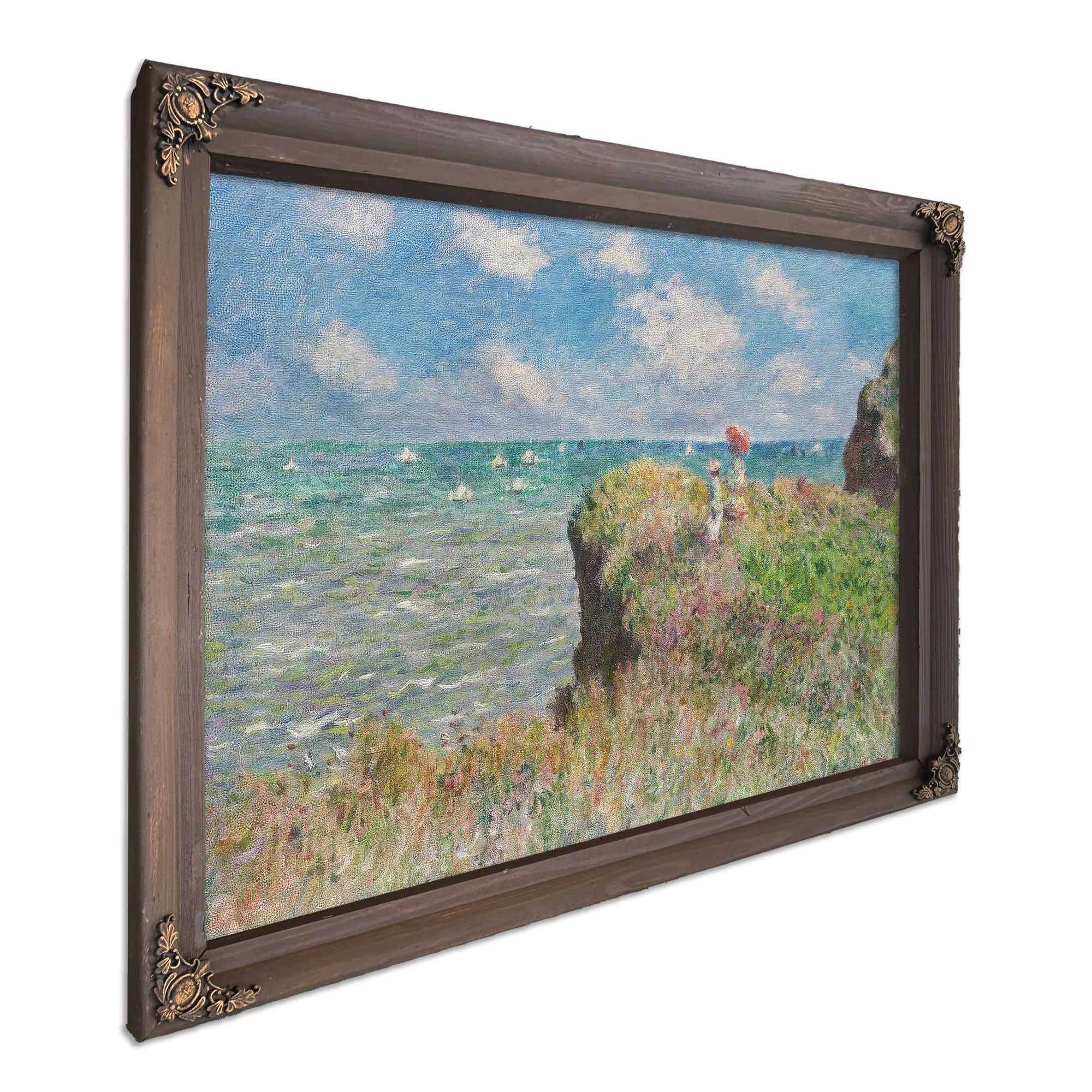 Cliff Walk At Pourville 1882 1 By Claude Monet Fine Art Print