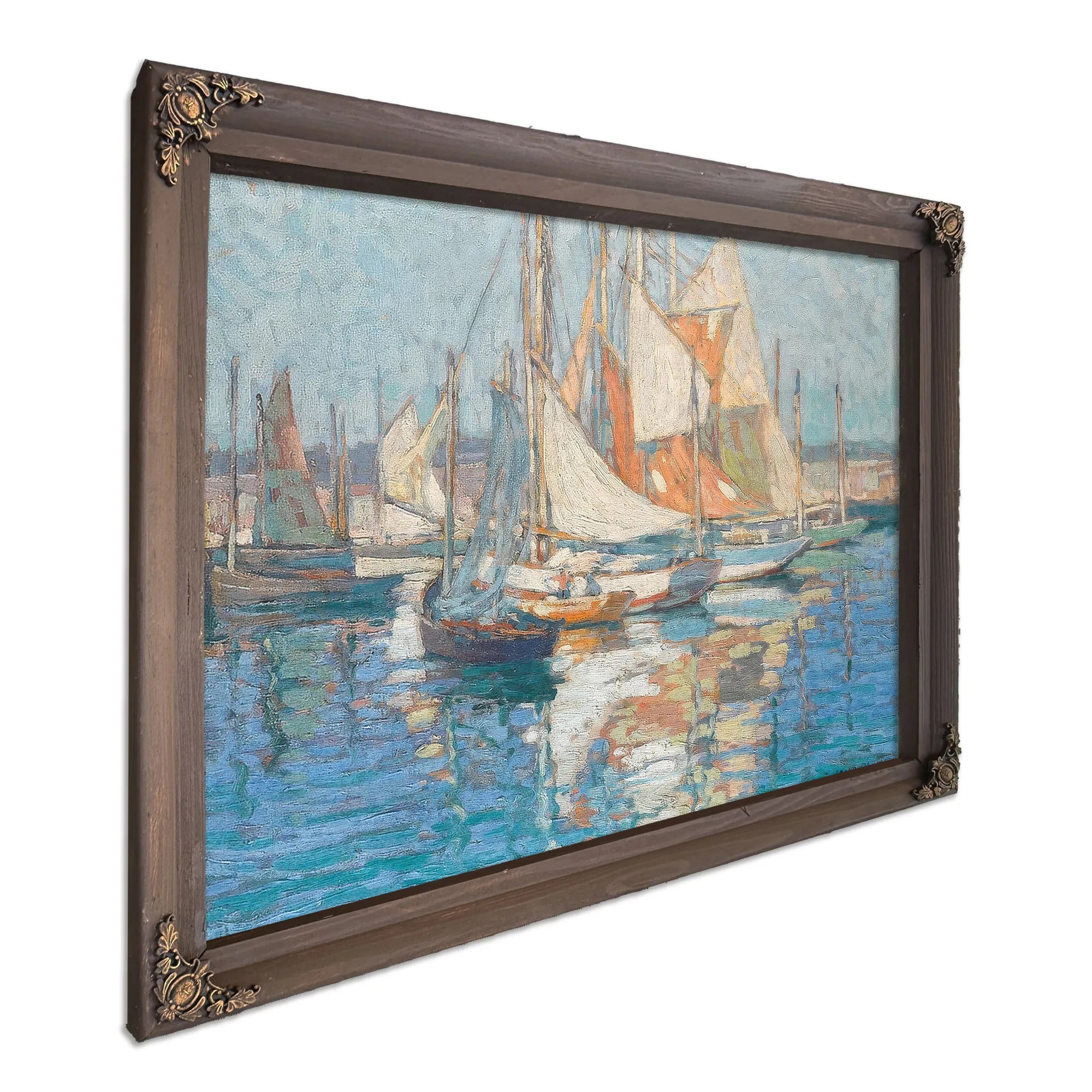 Concarneau Harbor By Edgar Payne Fine Art Print