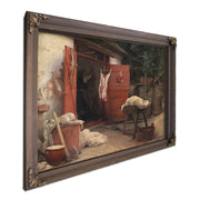 A Slaughterhouse In Hellebaek by Carl Bloch