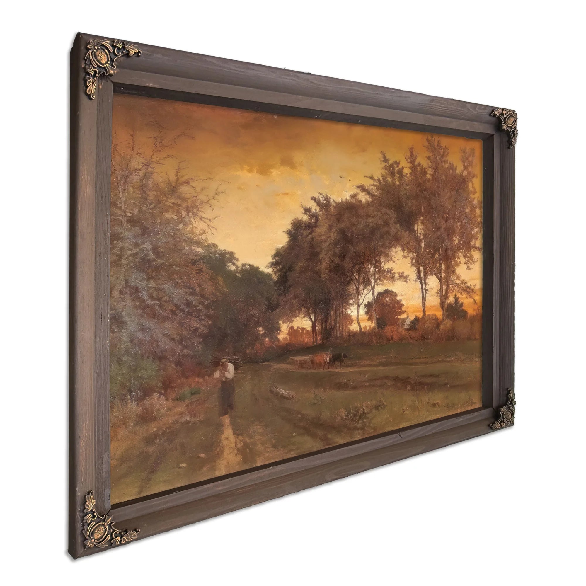 Evening Landscape By George Inness Fine Art Print