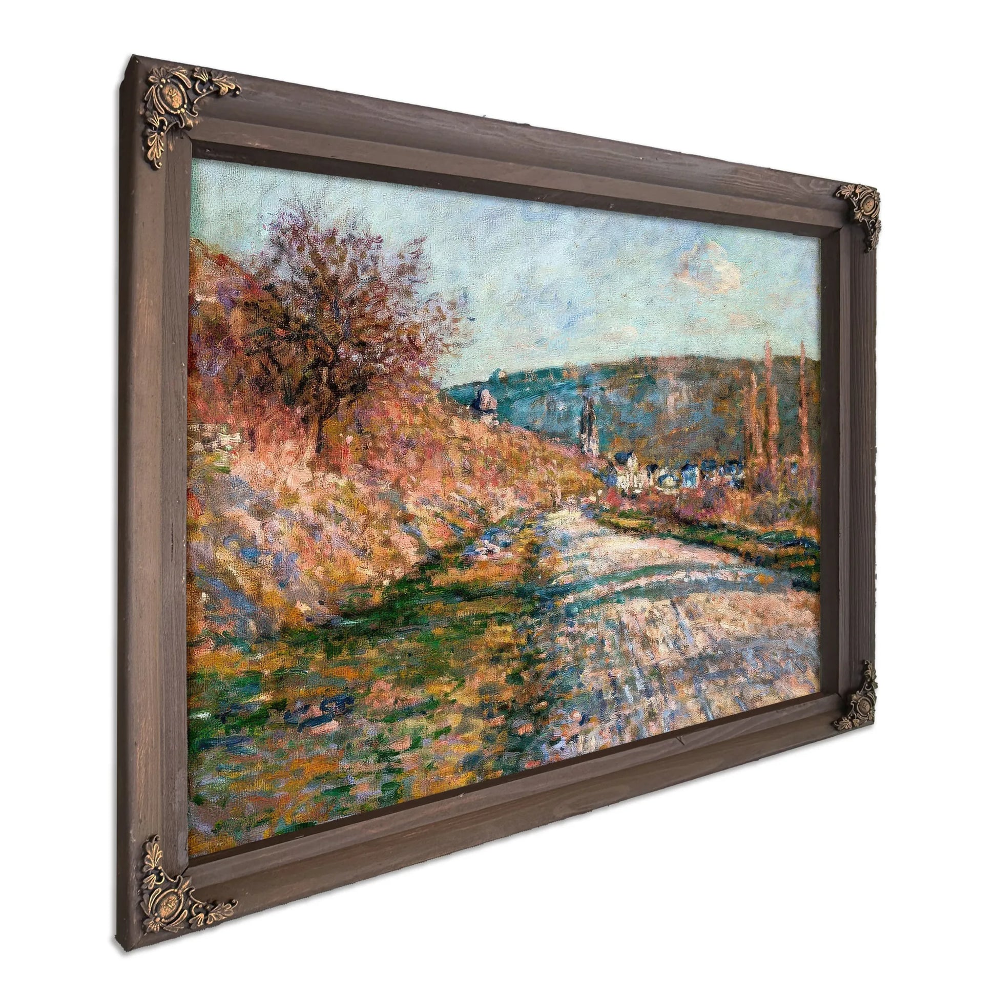 The Road To Vetheuil By Claude Monet Fine Art Print