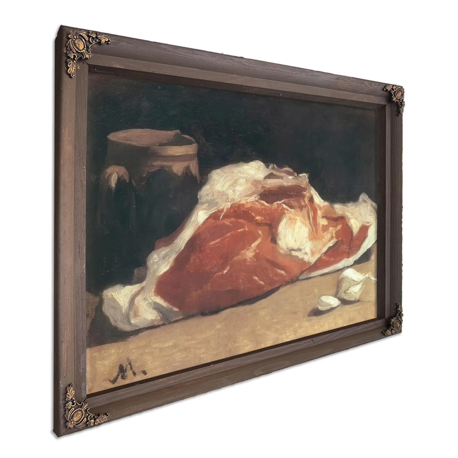 Still Life With Meat By Claude Monet Fine Art Print