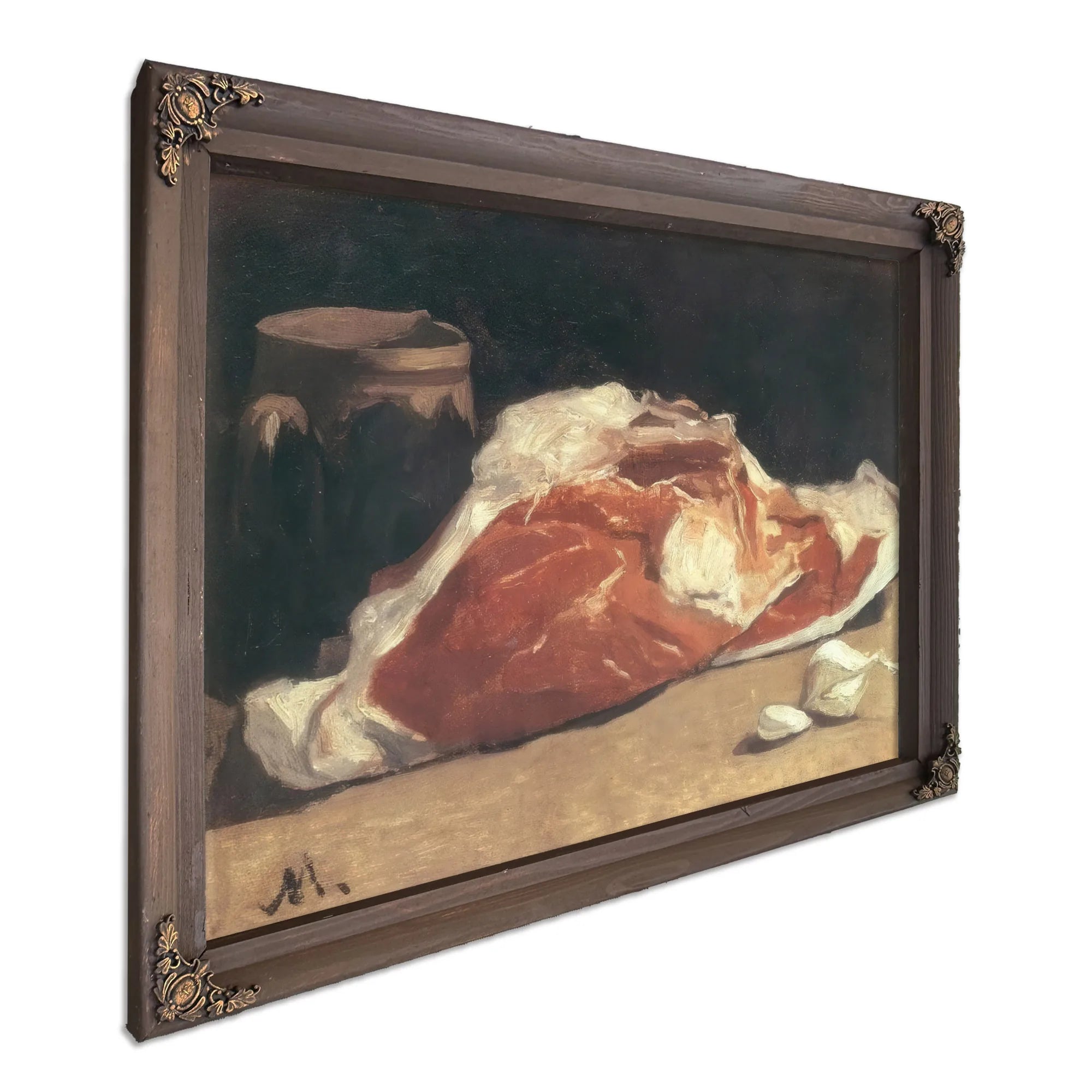 Still Life With Meat By Claude Monet Fine Art Print