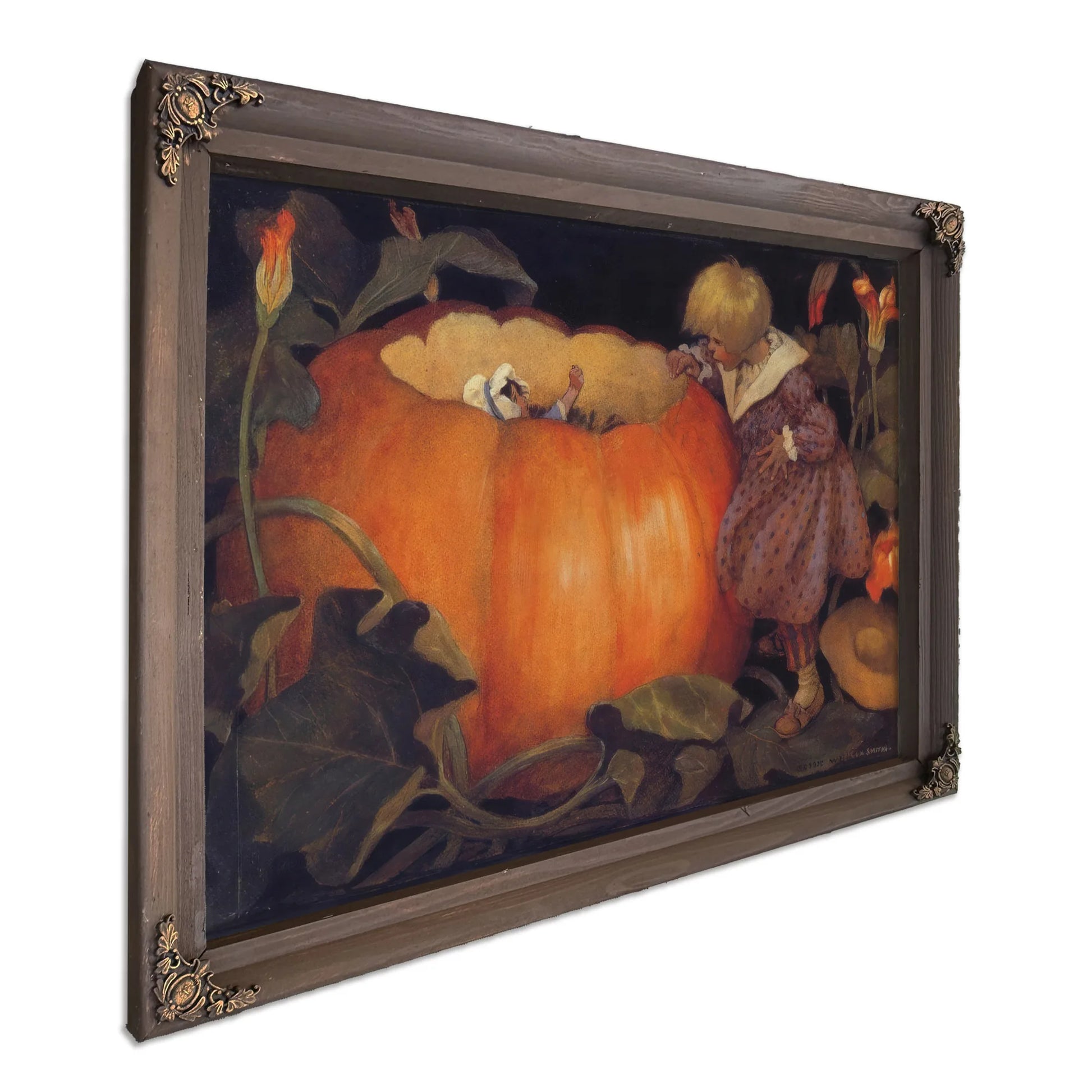 The Little Mother Goose 1918 Peter Peter Pumpkin Eater By Jessie Willcox Smith Fine Art Print