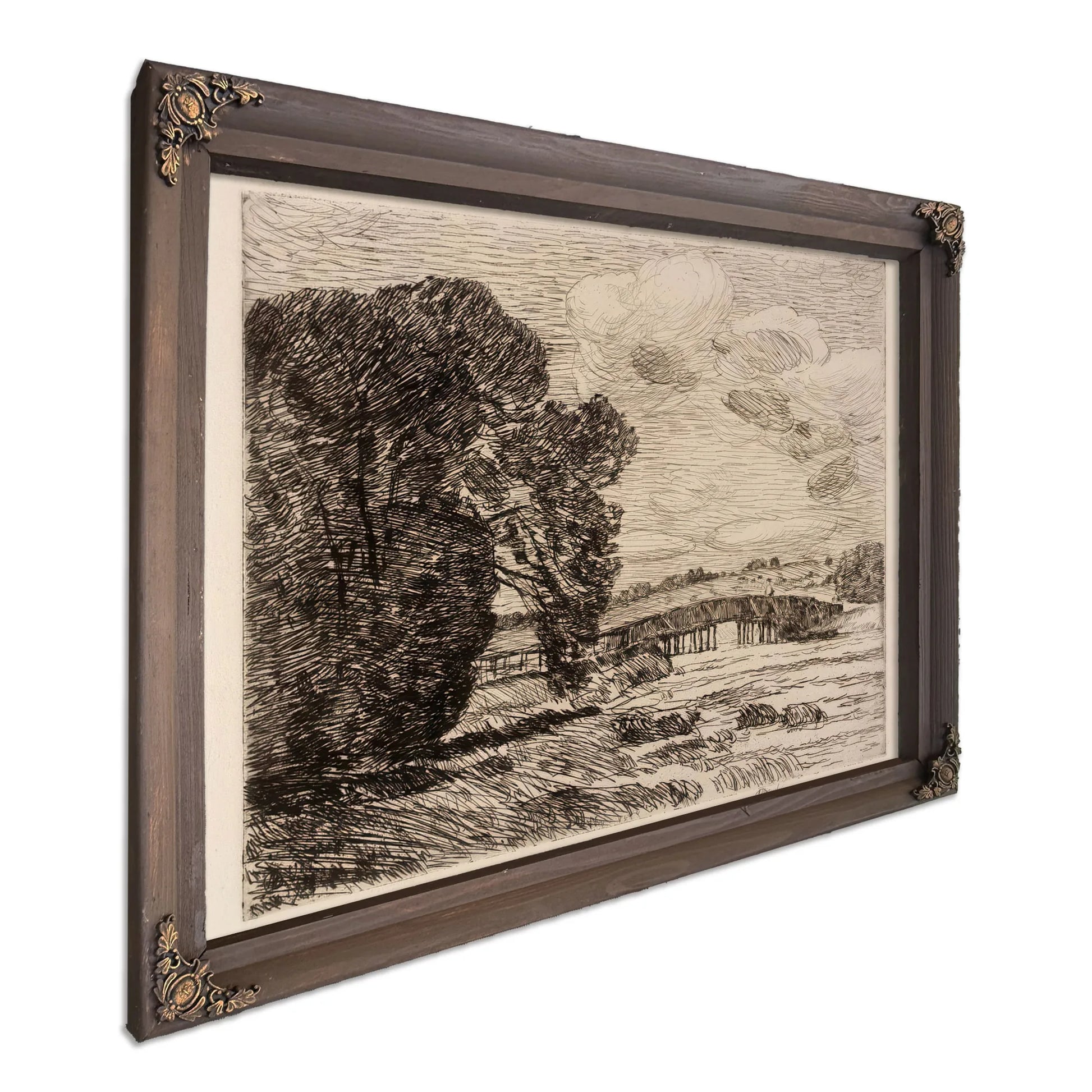 Bridge At Old Lyme By Childe Hassam Fine Art Print