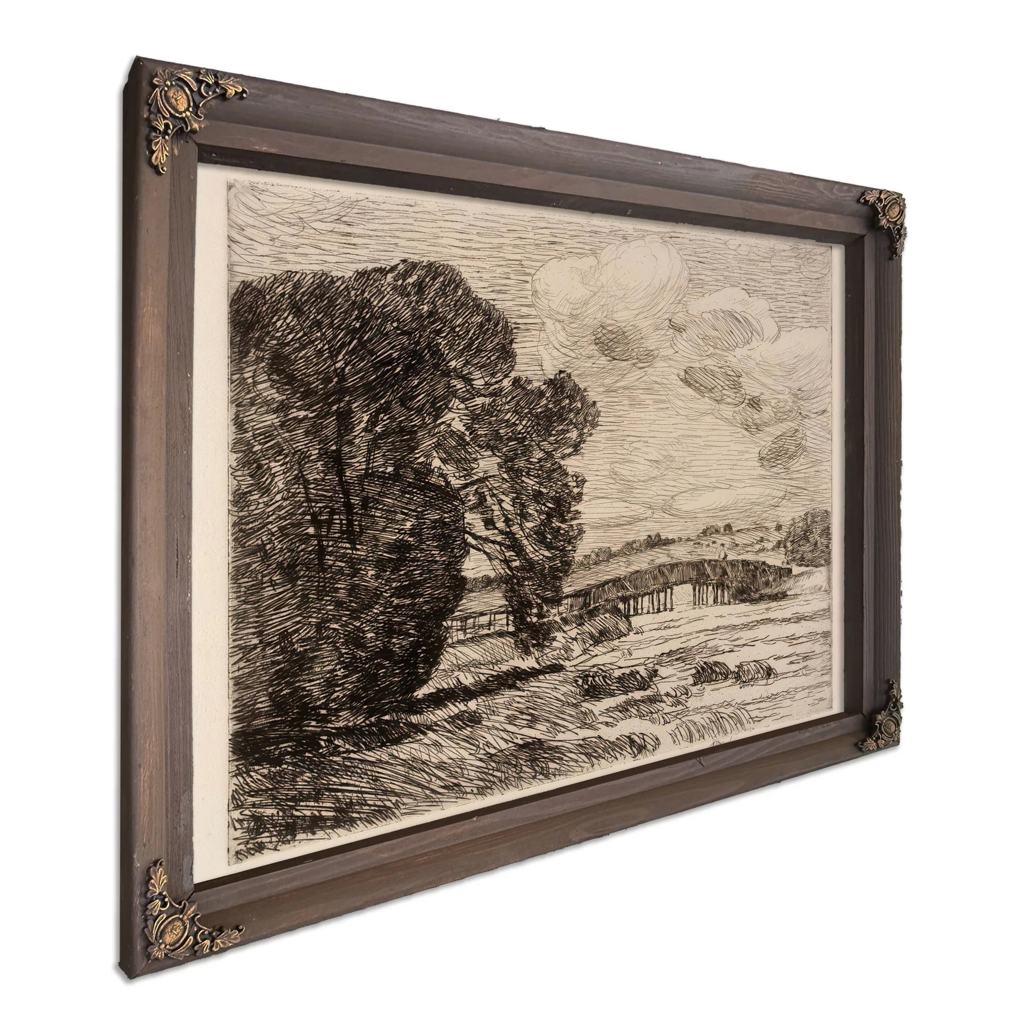 Bridge At Old Lyme By Childe Hassam Fine Art Print