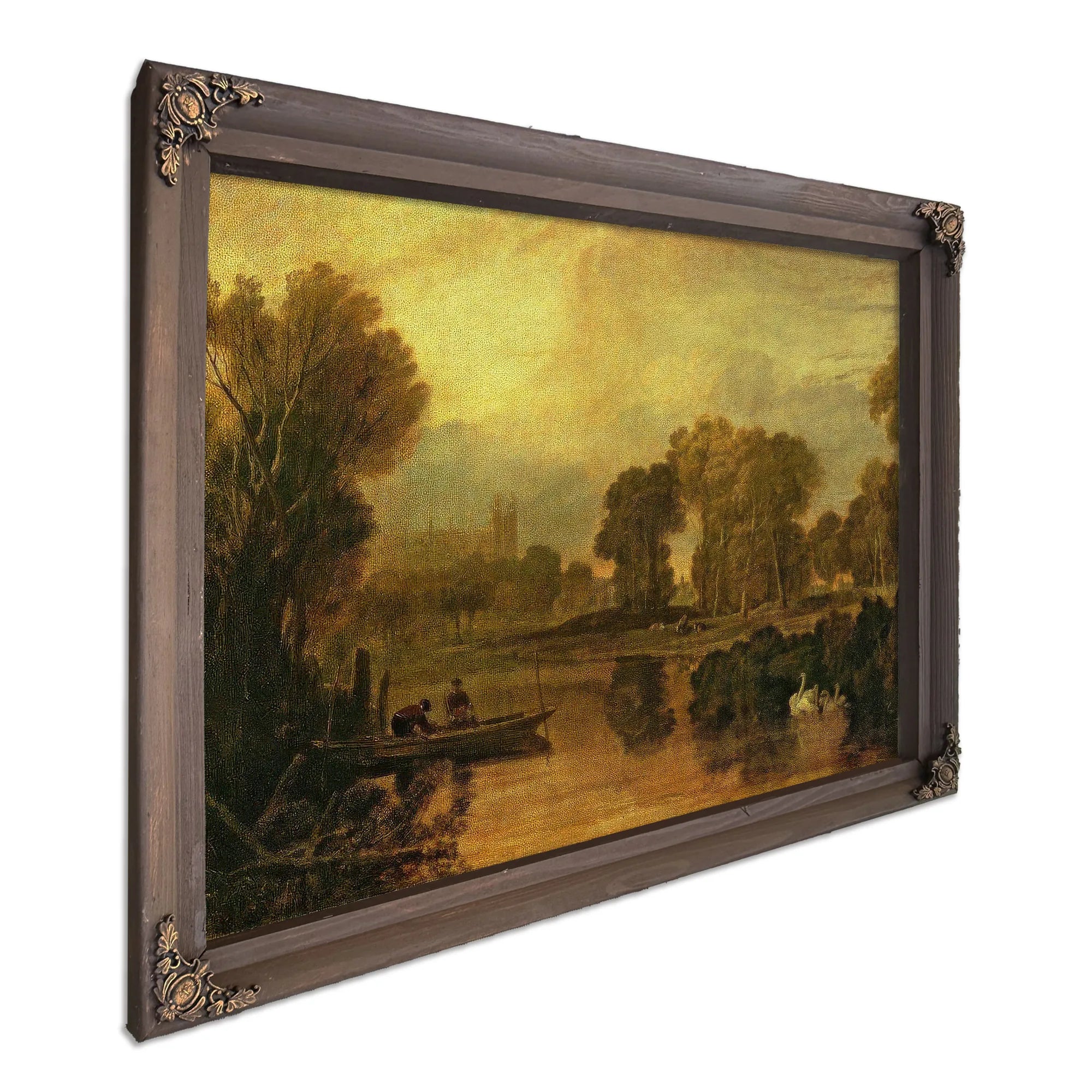 Eton College From The River Or The Thames At Eton By Joseph Mallord William Turner Fine Art Print