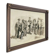 High Finance At The Cross Roads by Frederic Remington