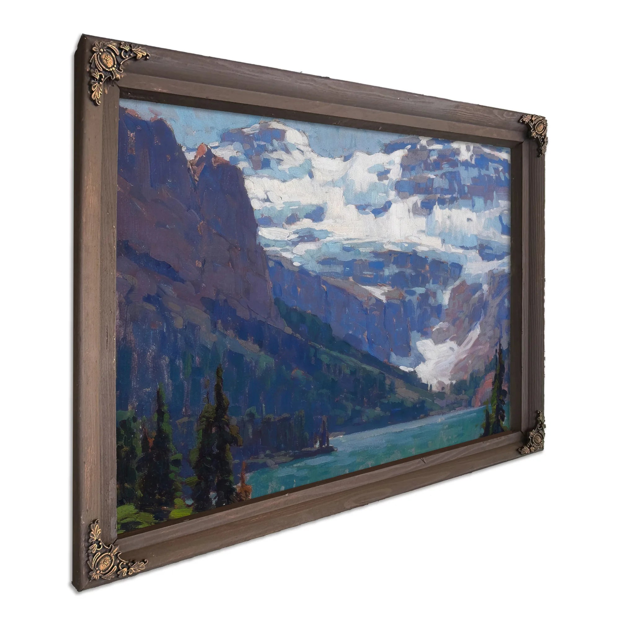 Victoria Glacier, Lake Louise By Edgar Payne Fine Art Print