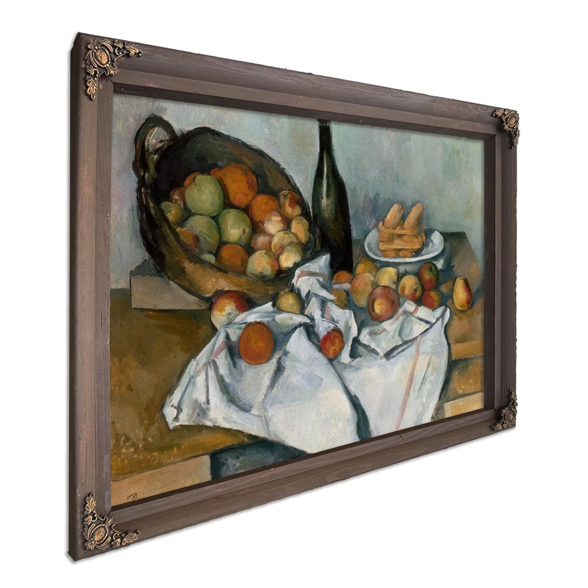 The Basket Of Apples By Paul Cezanne Fine Art Print
