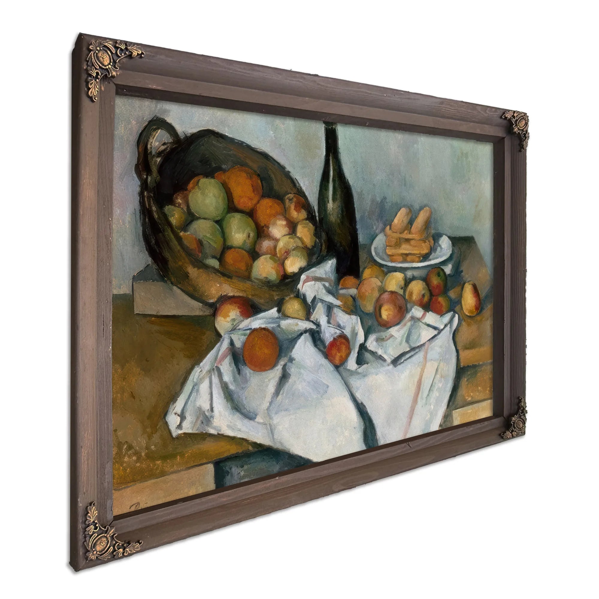 The Basket Of Apples By Paul Cezanne Fine Art Print