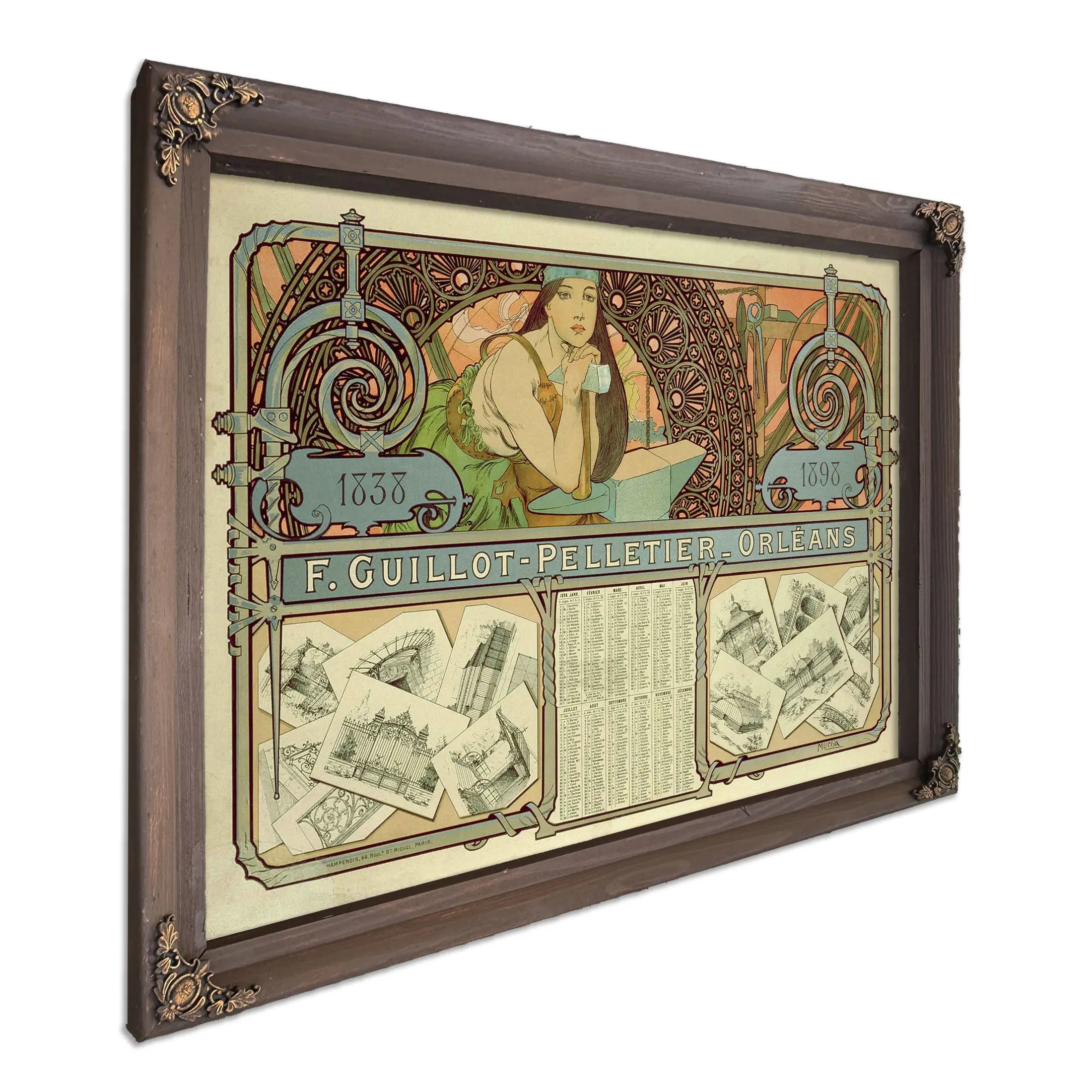 F Guillot Pelletier Orleans 18381898 by Alphonse Mucha