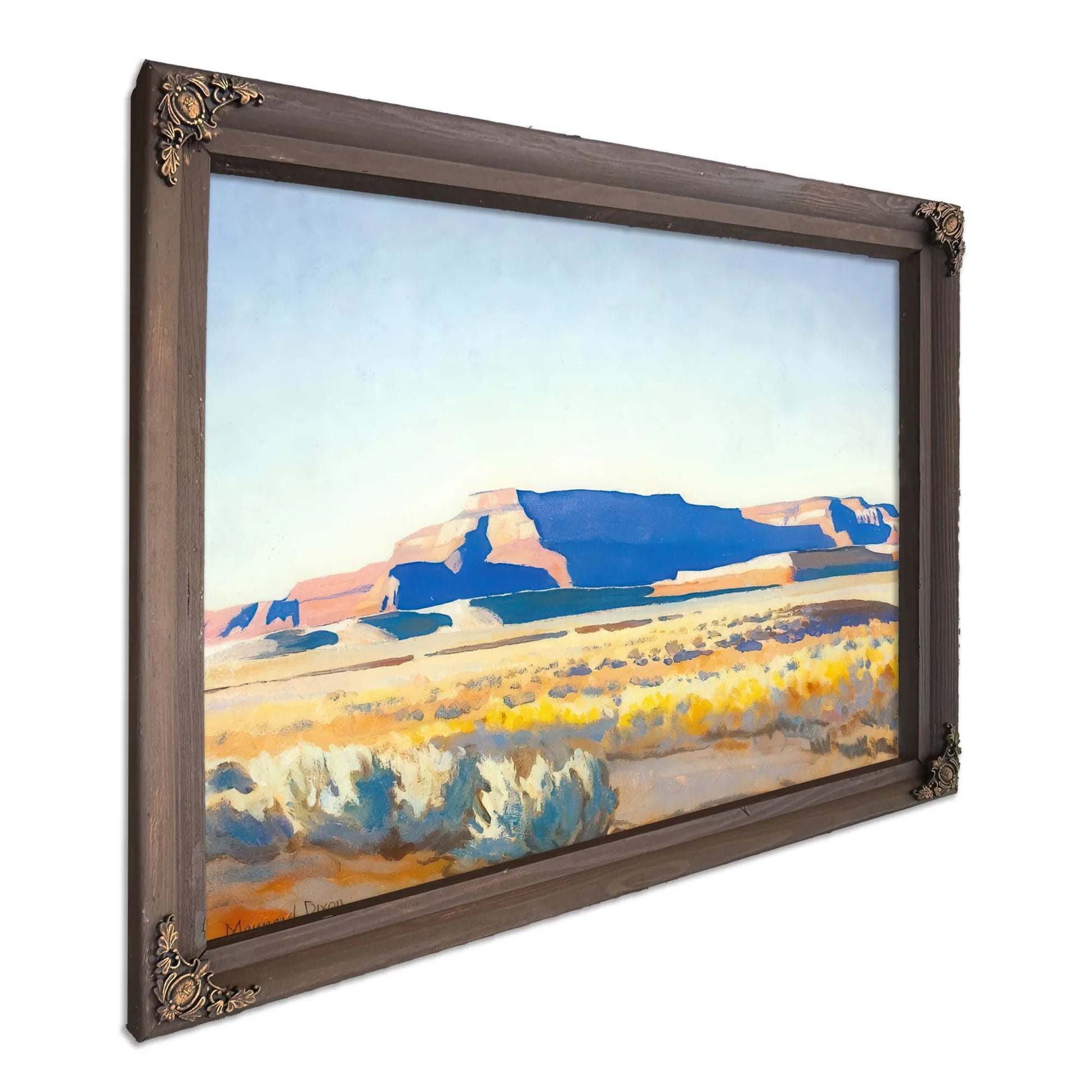 Striped Mesa By Maynard Dixon Fine Art Print
