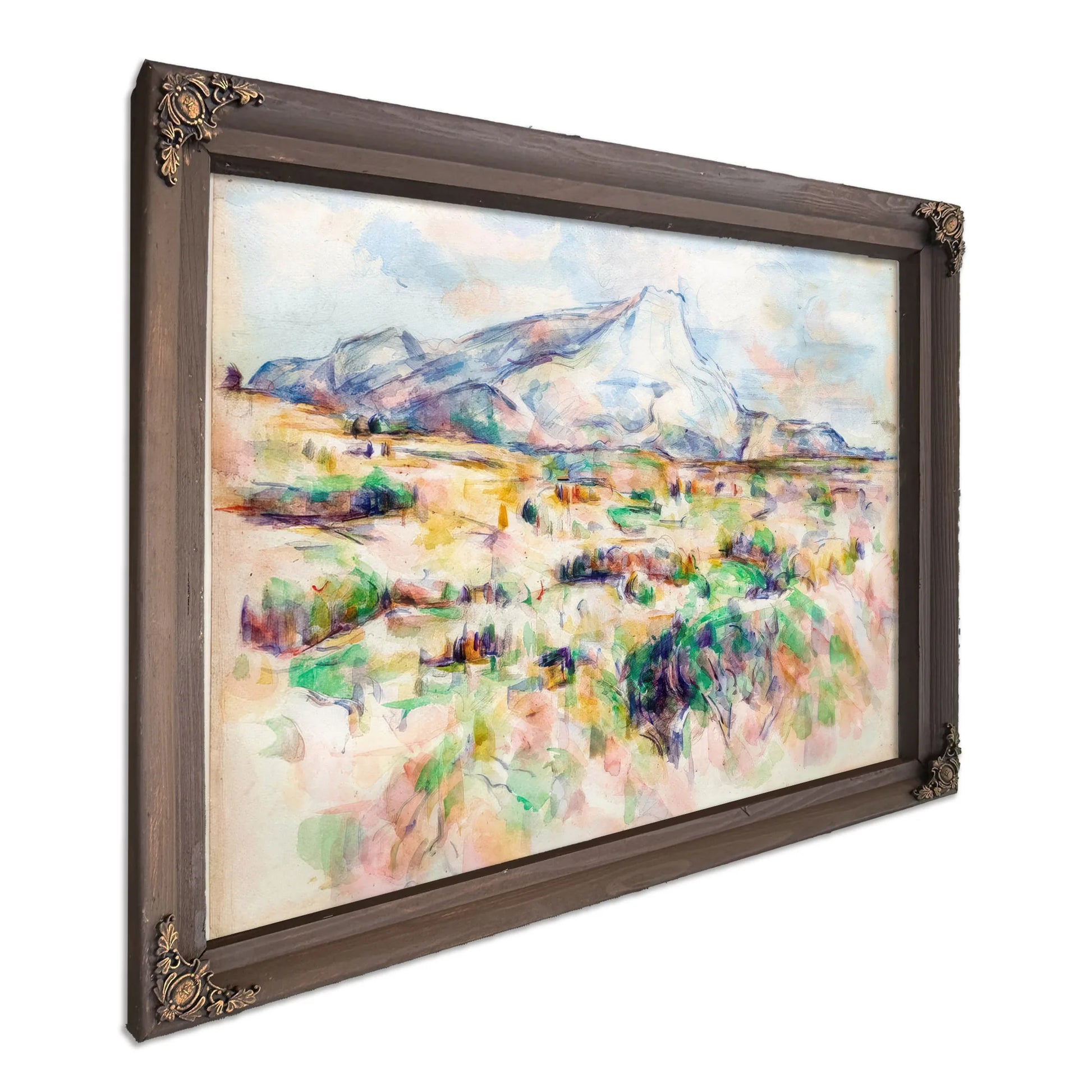 Mont Saint Victoire By Paul Cezanne Fine Art Print