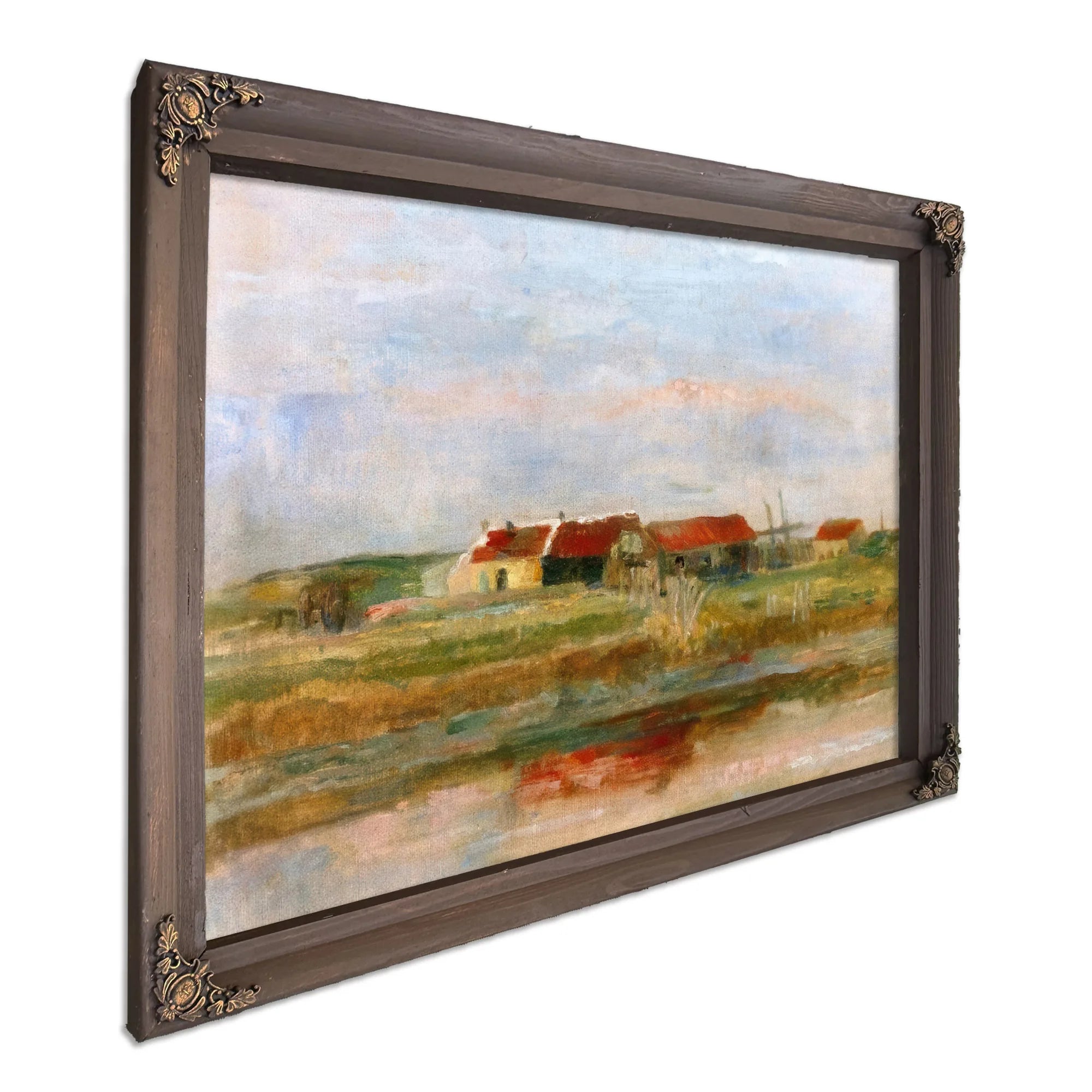 Houses In The Dunes By James Ensor Fine Art Print
