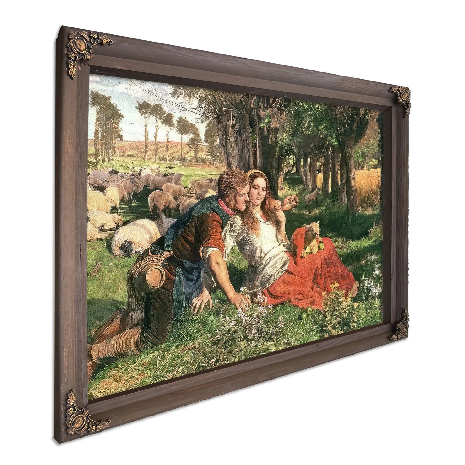 The Hireling Sheperd By William Holman Hunt Fine Art Print