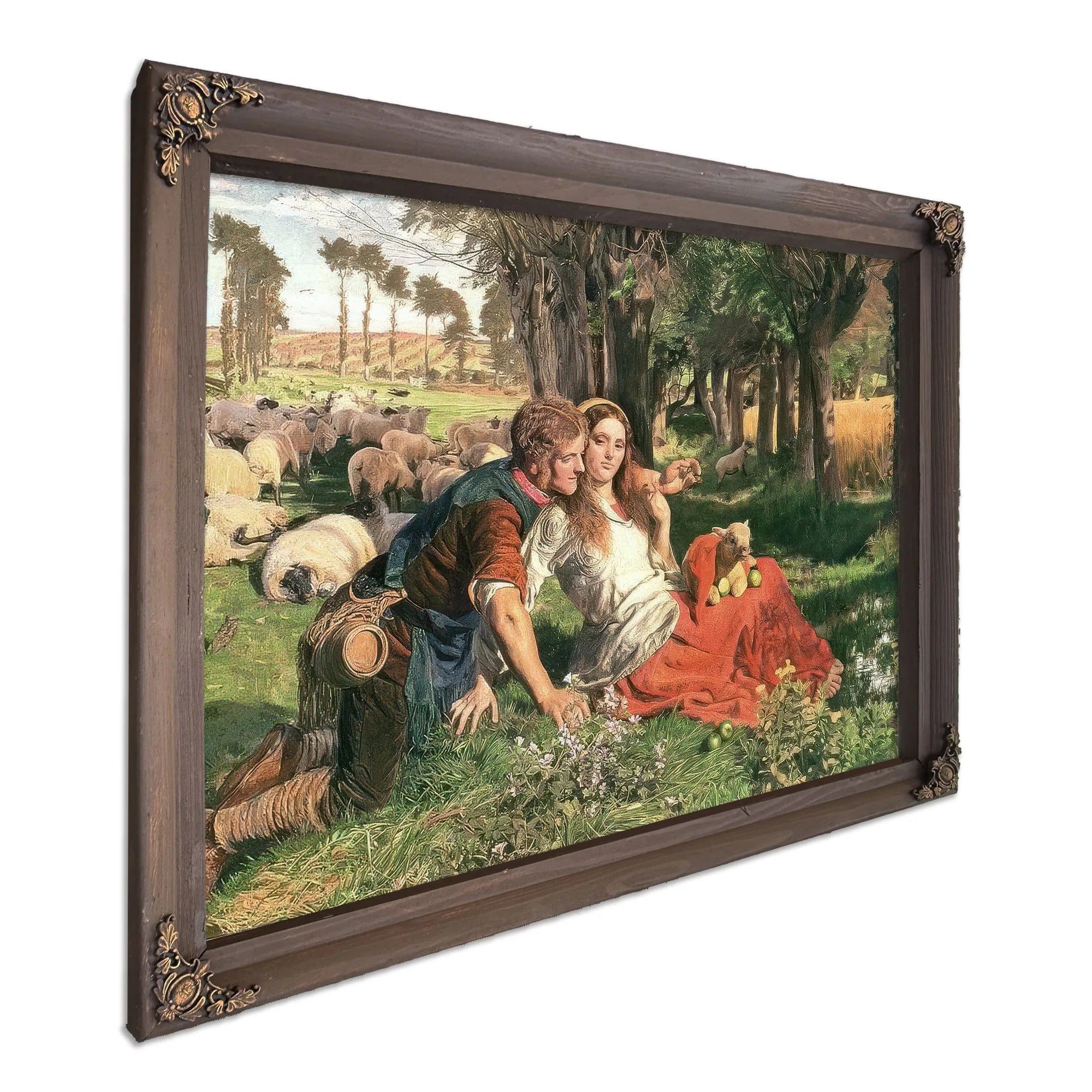 The Hireling Sheperd By William Holman Hunt Fine Art Print