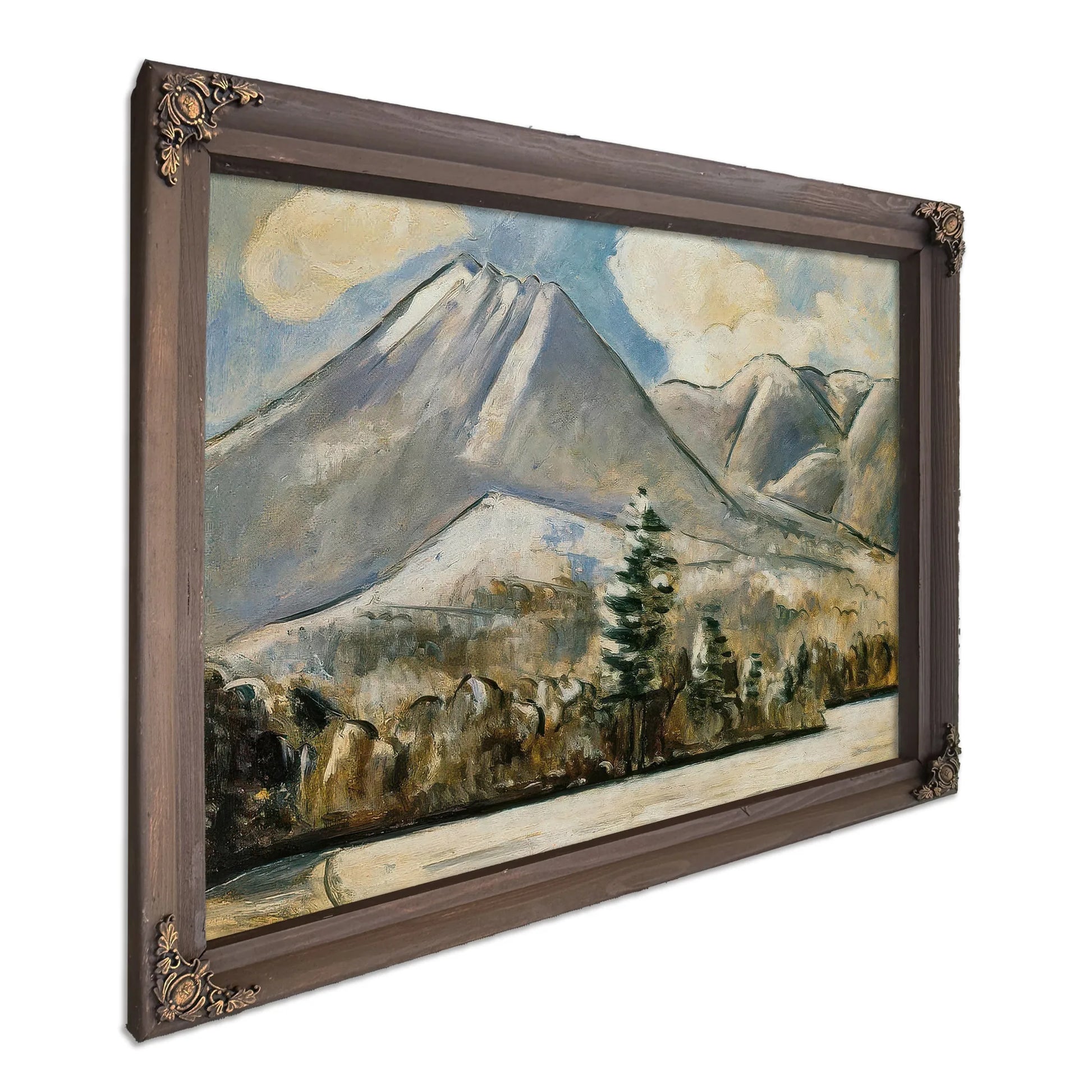Mount Katahdin Maine First Snow No 1 By Marsden Hartley Fine Art Print