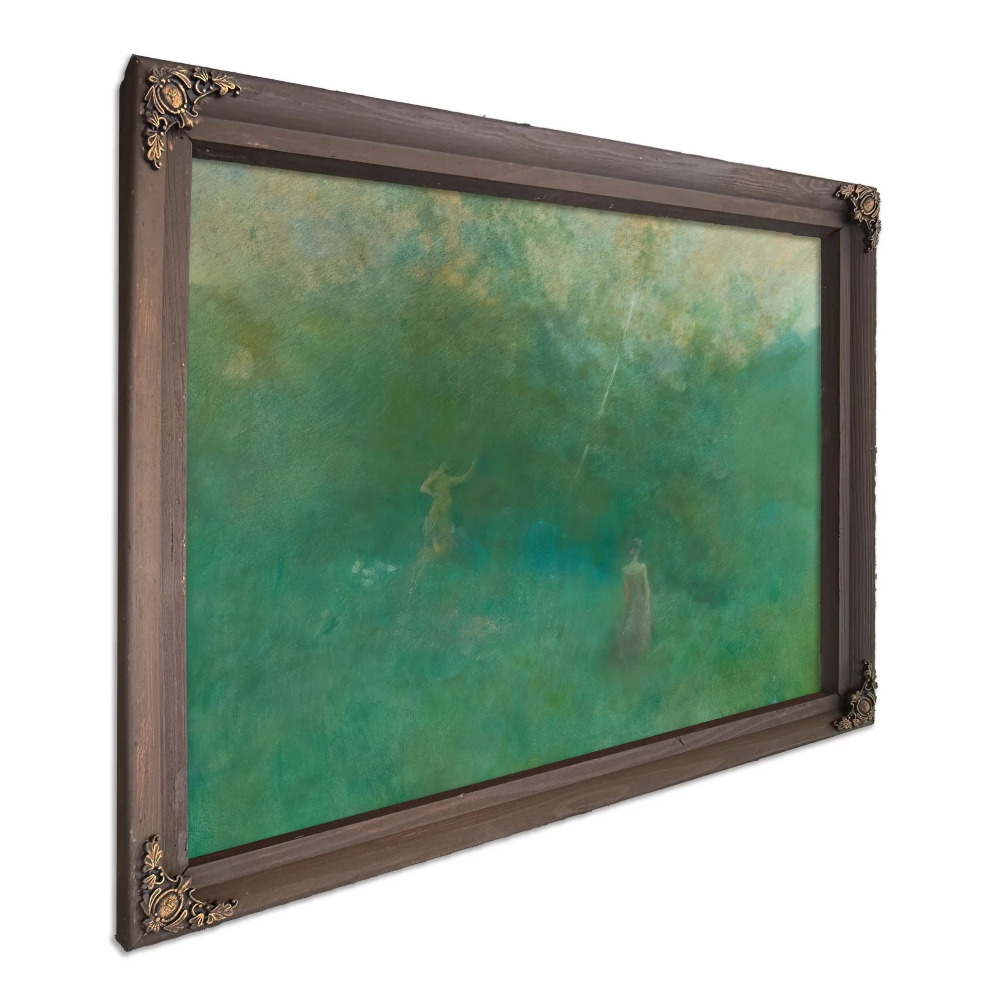 The White Birch By Thomas Wilmer Dewing Fine Art Print