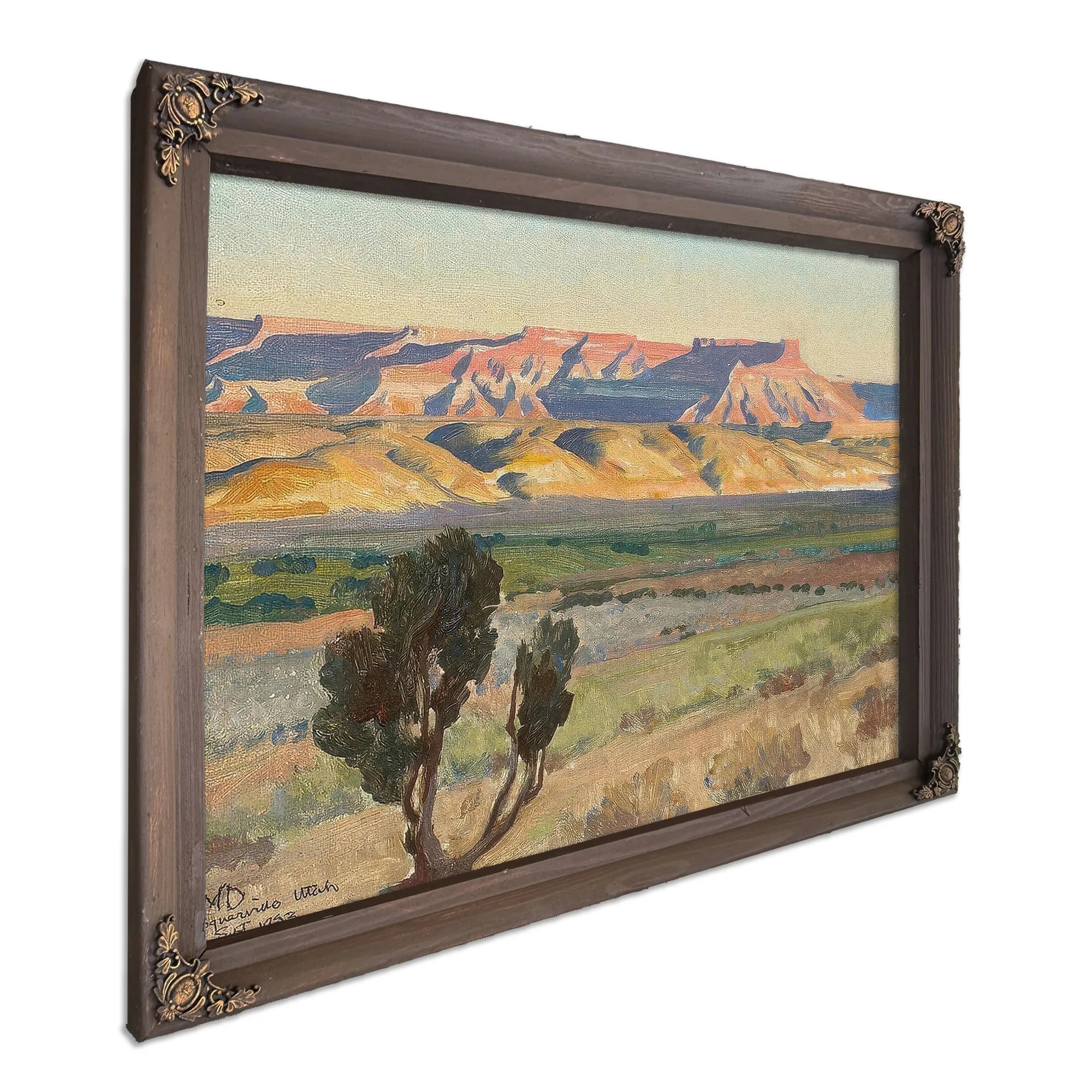Fields Of Toquerville Utah By Maynard Dixon Fine Art Print