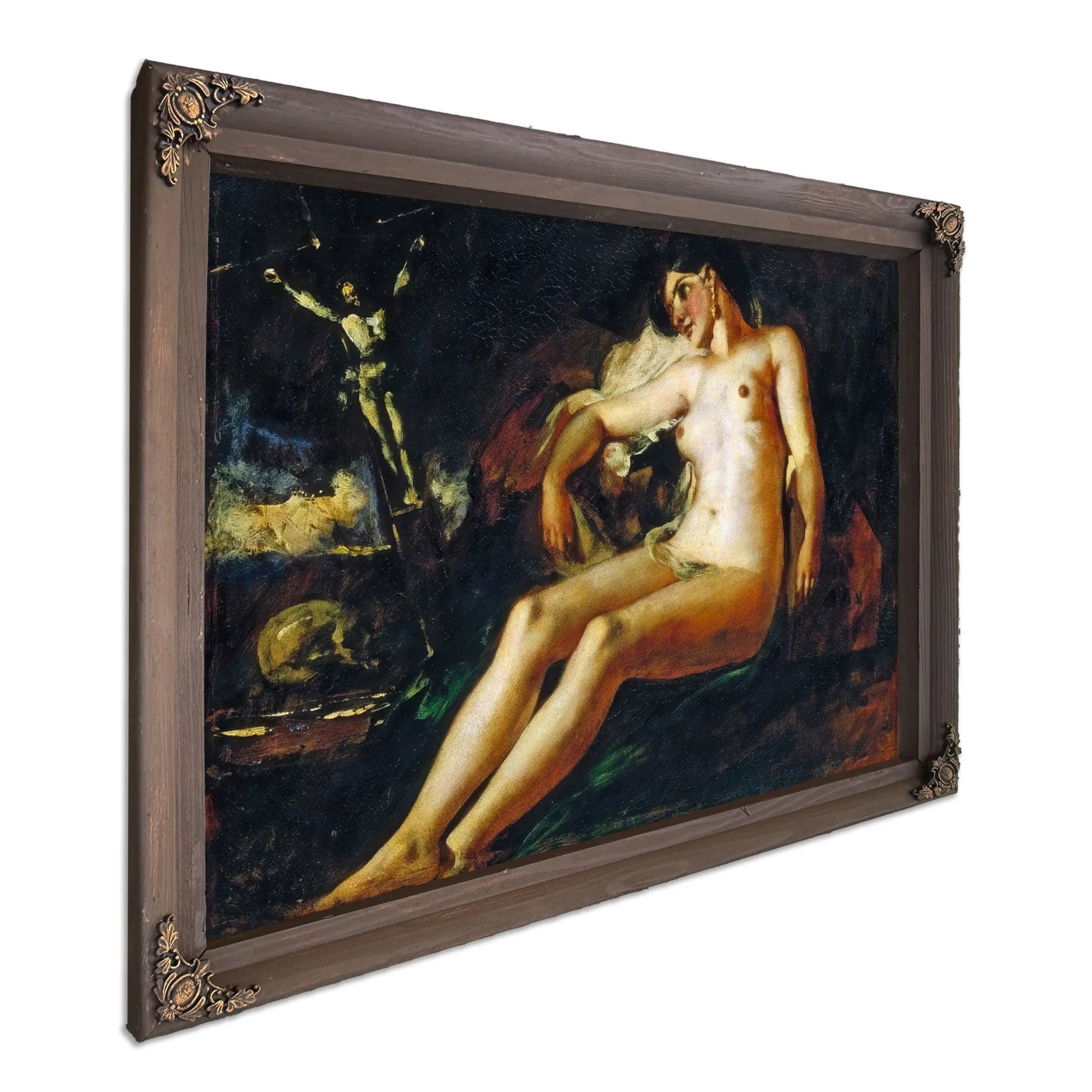 Study Of Magdalen By William Etty Fine Art Print