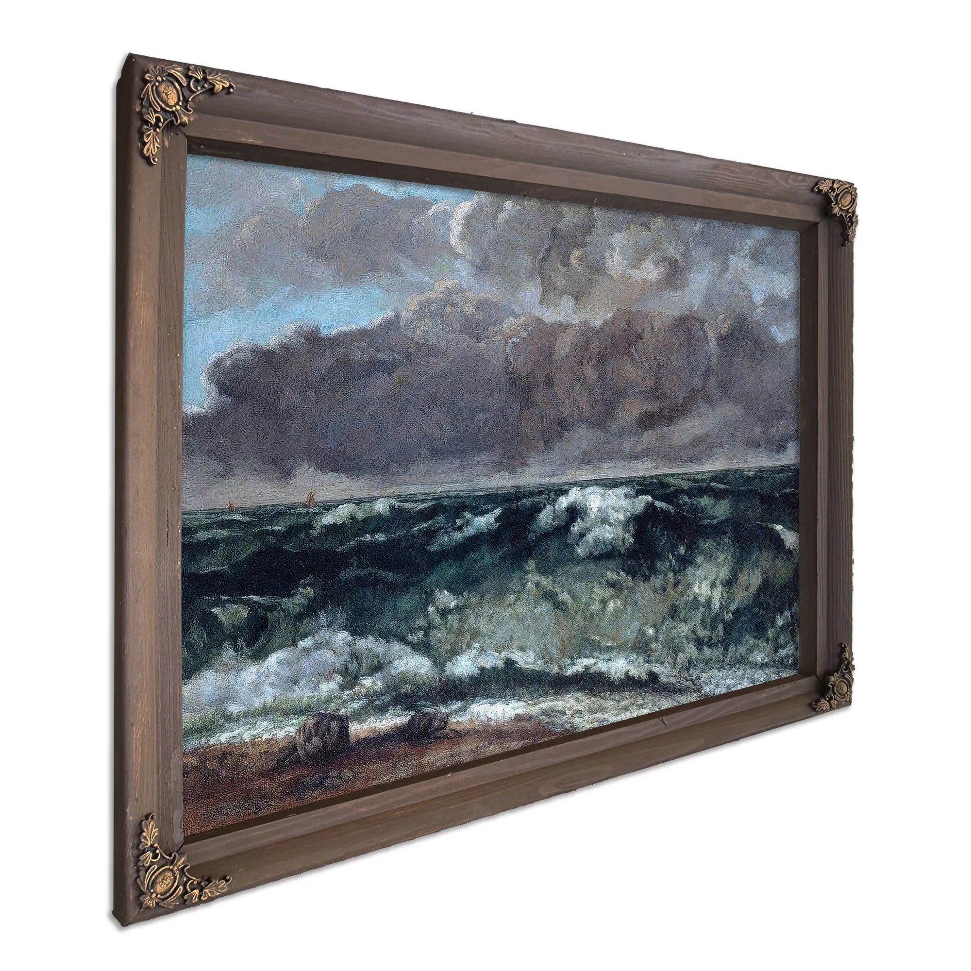 La Vague By Gustave Courbet Fine Art Print