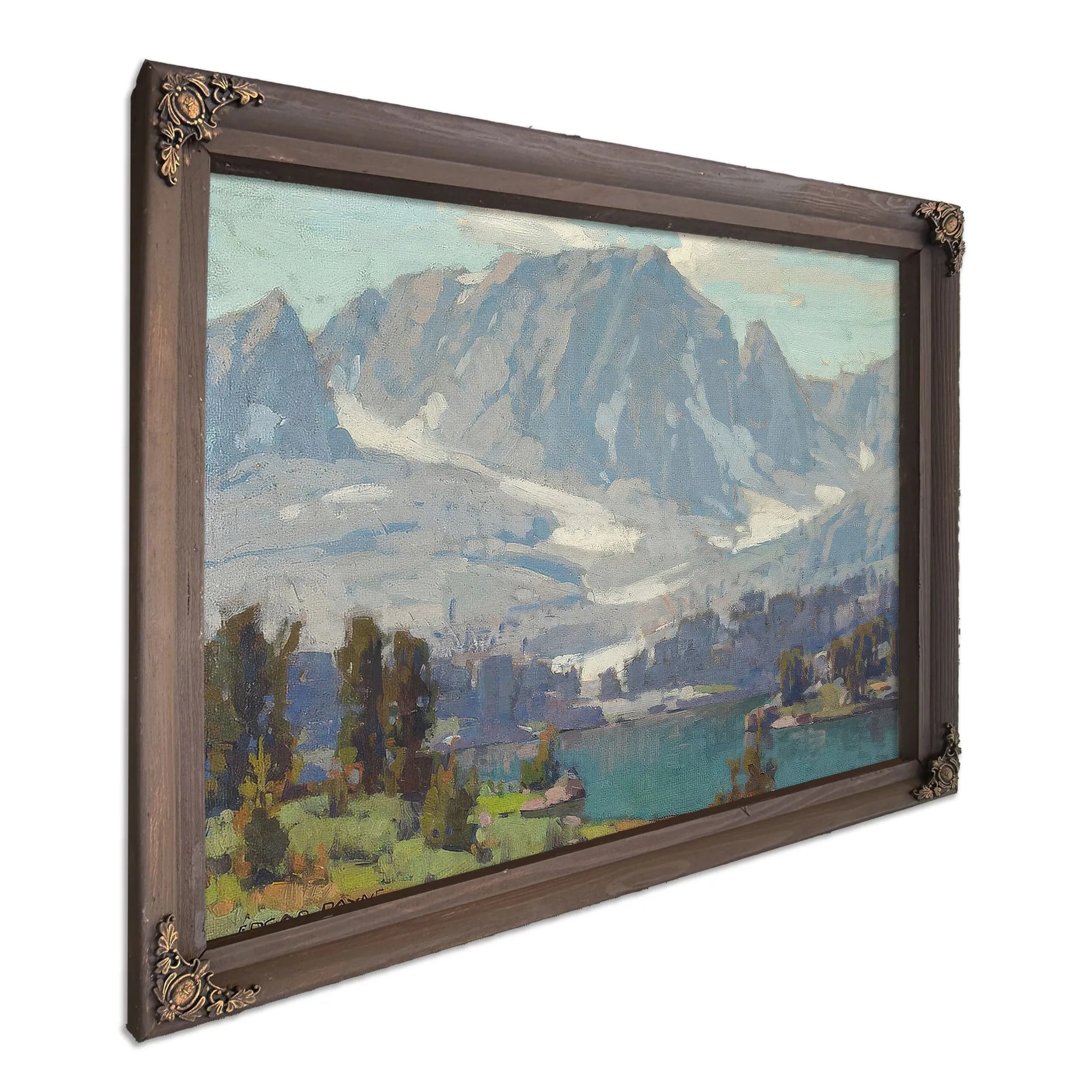 A High Sierra Lake By Edgar Payne Fine Art Print