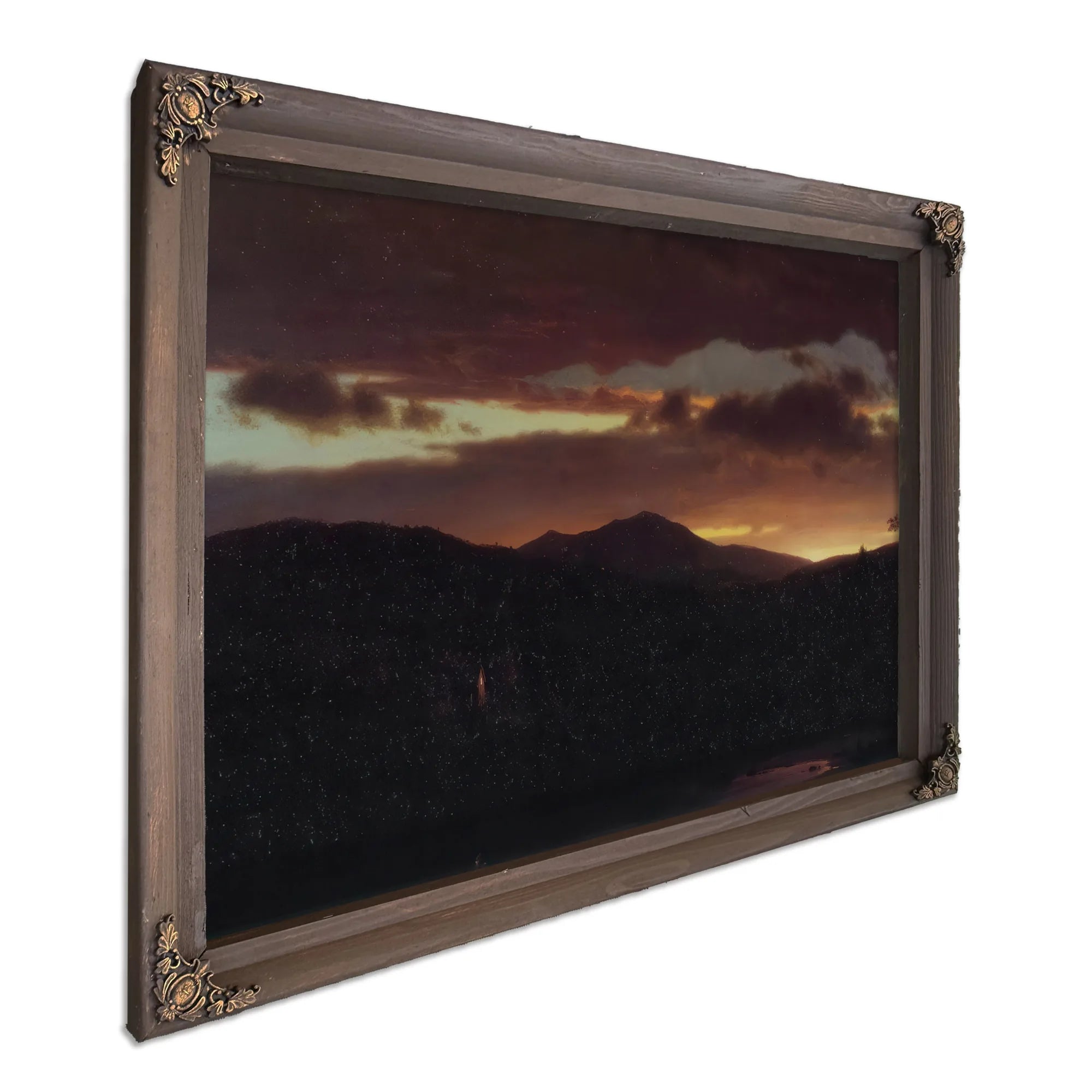 Twilight Catskill Mountain By Frederic Edwin Church Fine Art Print
