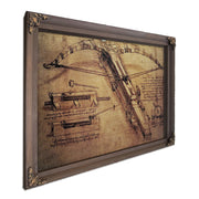 Design For A Giant Crossbow Detail From Fol. 149B R From The Codex Atlanticus By Leonardo Da Vinci Fine Art Print