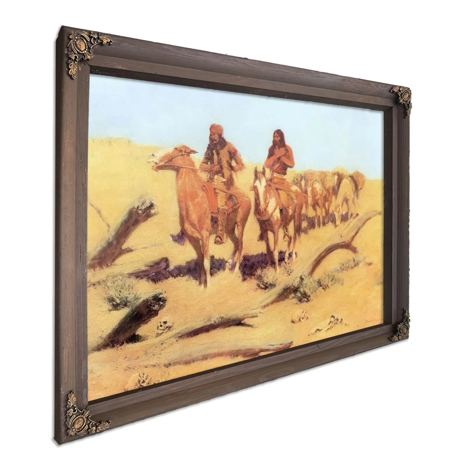 The Dead Men Aka The Discovery By Frederic Remington Fine Art Print