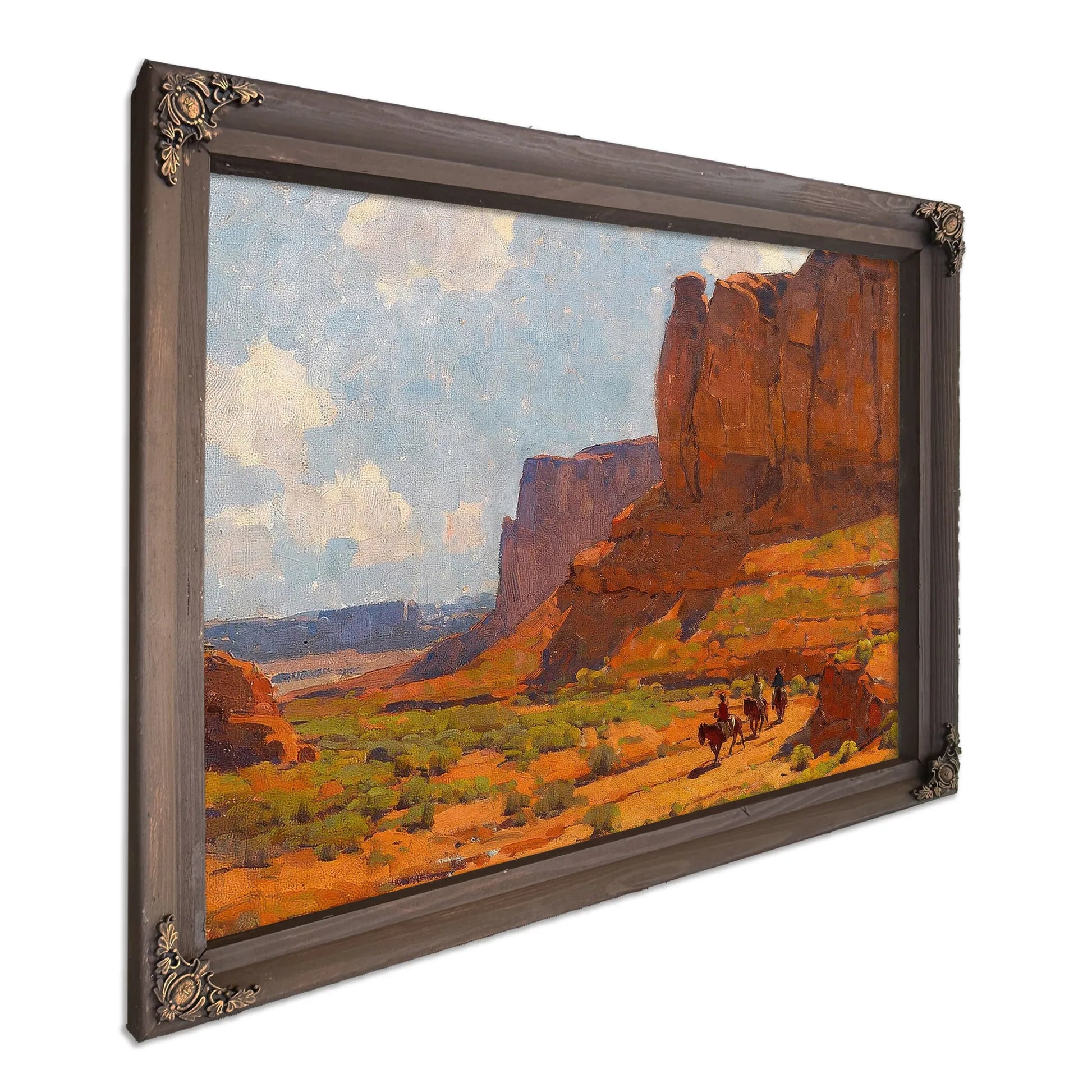 Monument Valley, Riverbed By Edgar Payne Fine Art Print