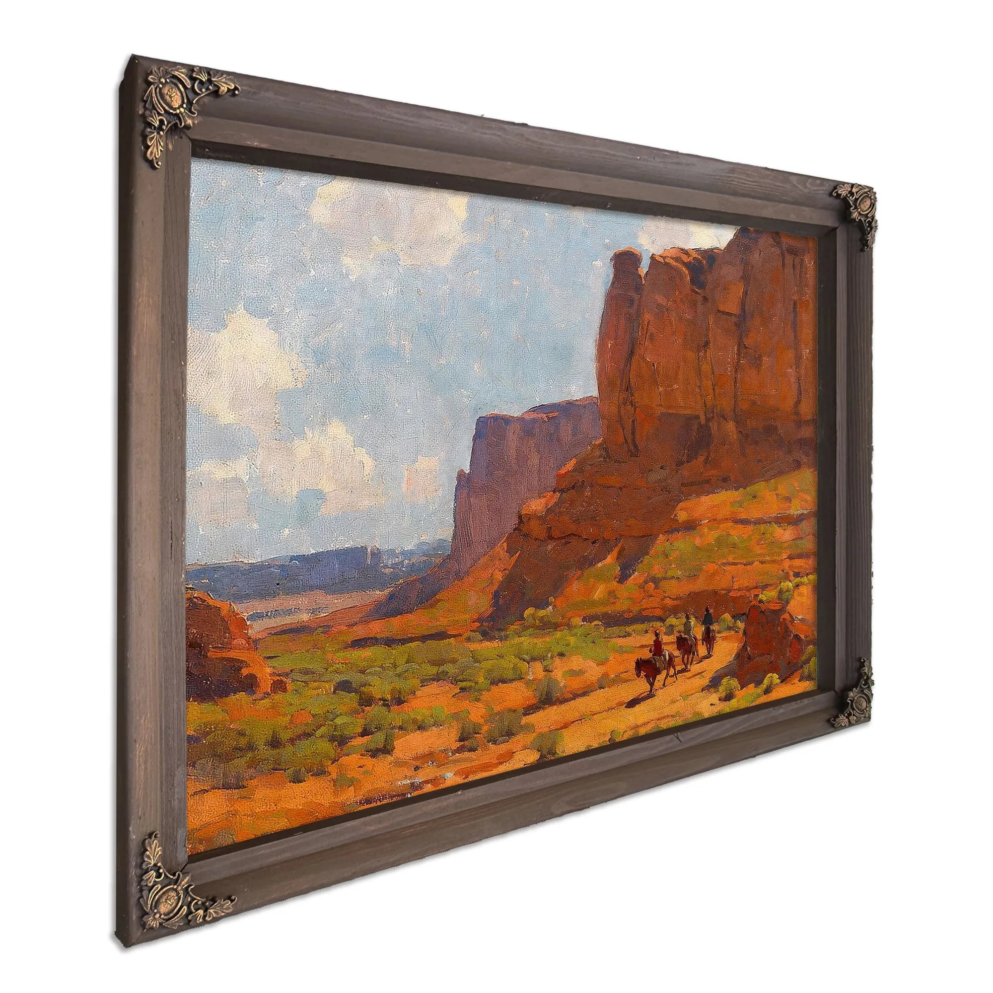 Monument Valley, Riverbed By Edgar Payne Fine Art Print