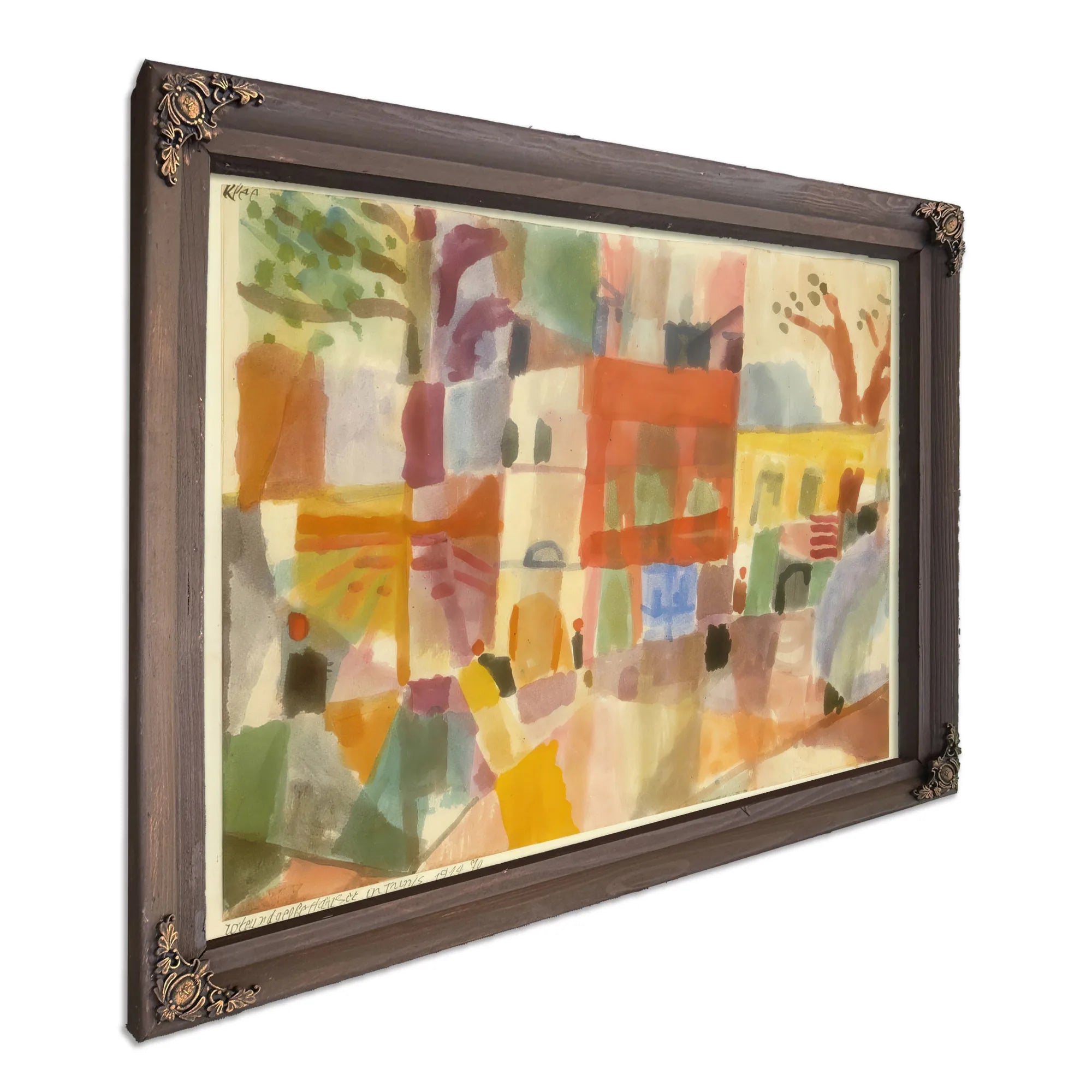 Red And Yellow House In Tunis 1914 70 By Paul Klee Fine Art Print