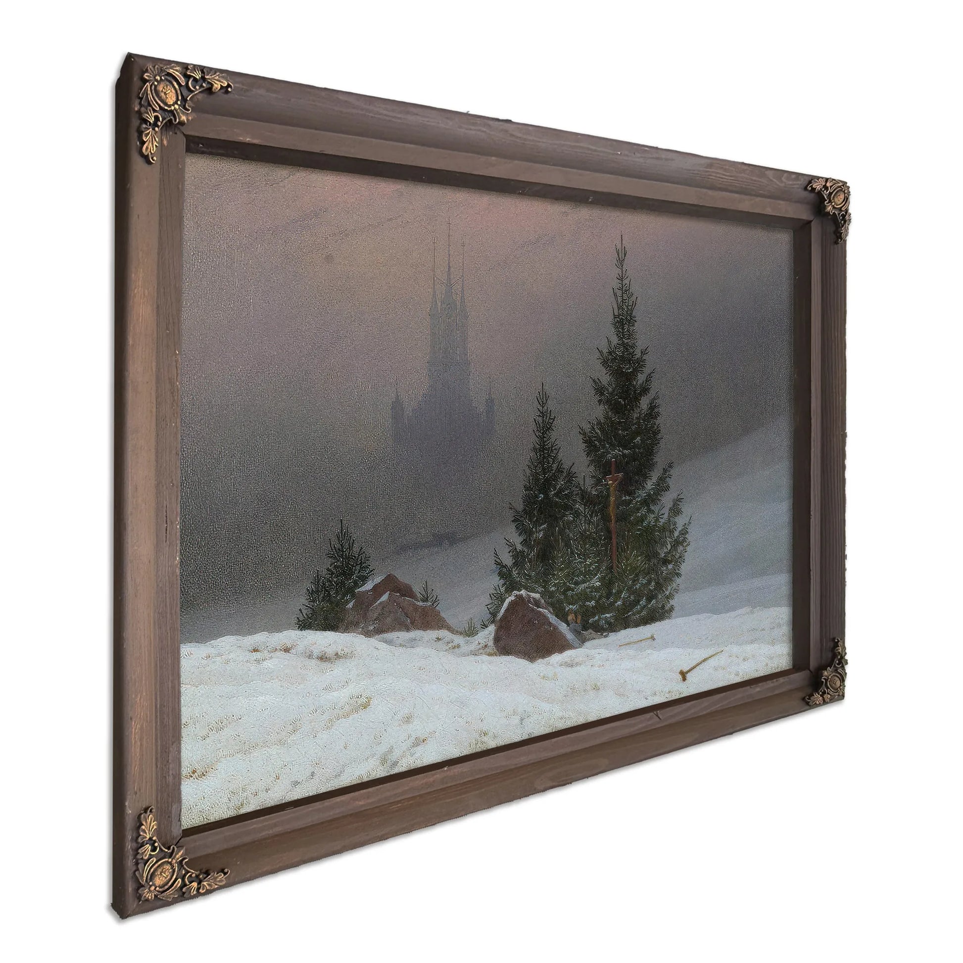 Winter Landscape 1811 By Caspar David Friedrich Fine Art Print
