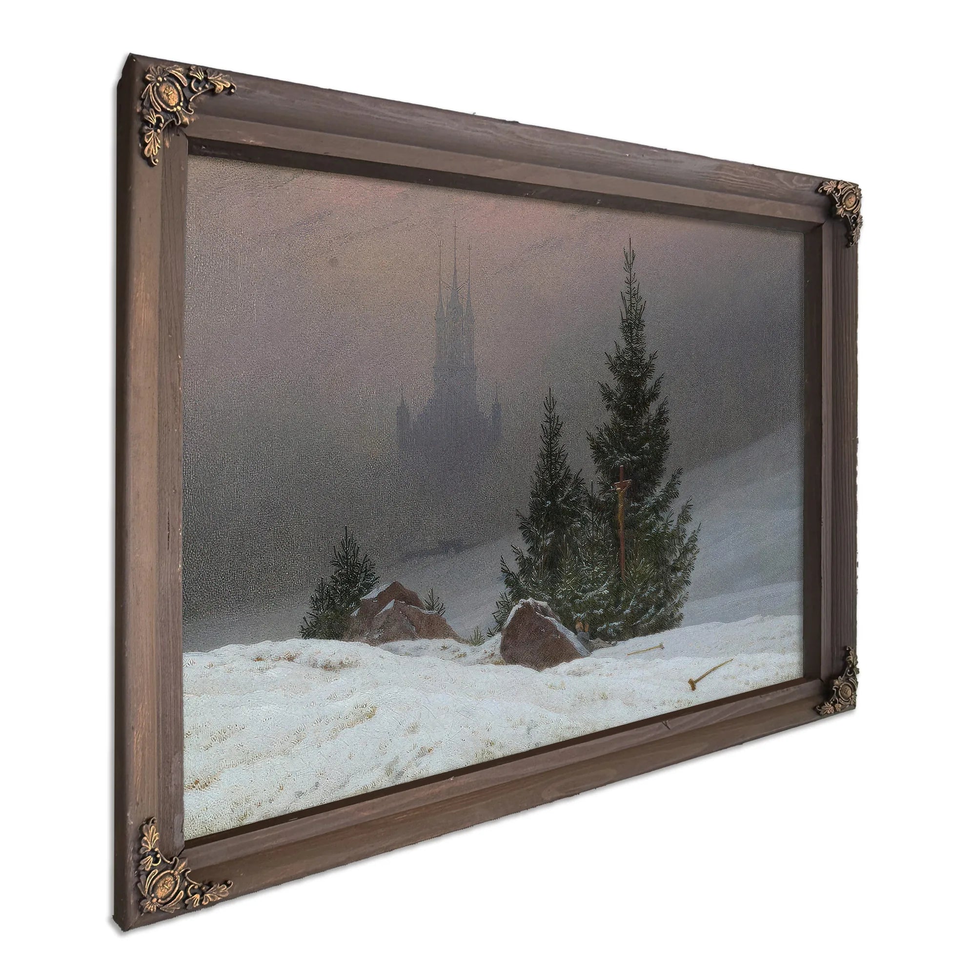 Winter Landscape 1811 By Caspar David Friedrich Fine Art Print